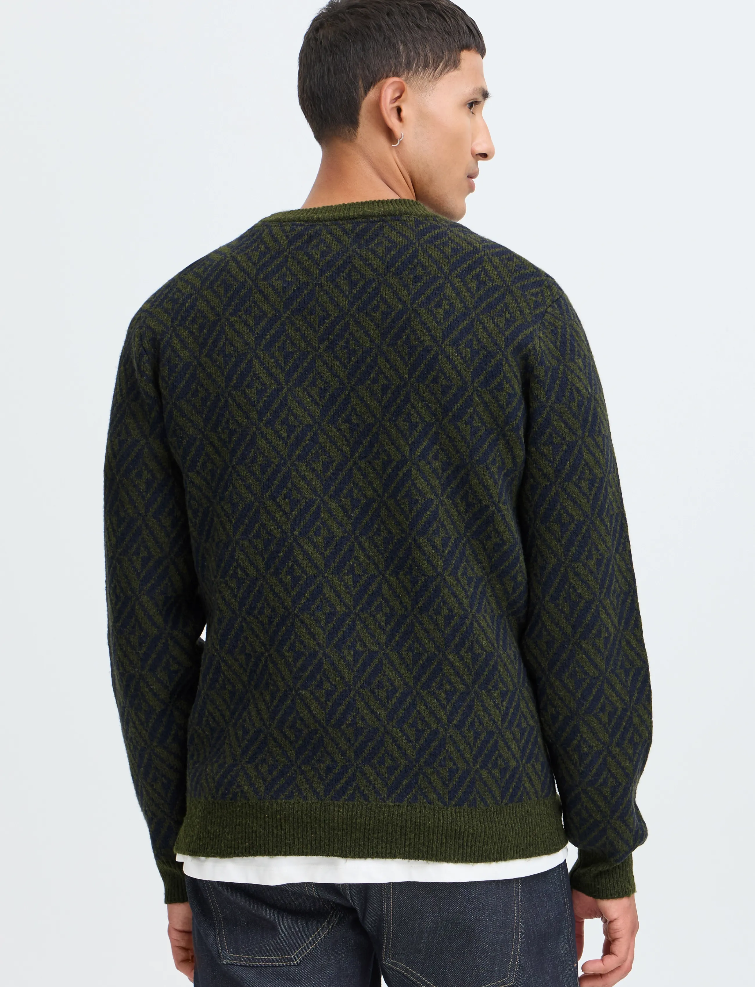 Blend - BHBRONO KNIT CREW - rund hals - deep depths - 3