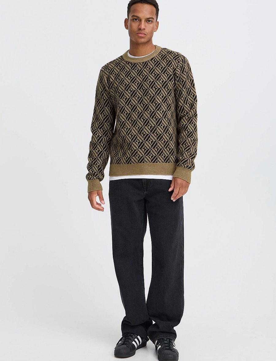 Blend - BHBRONO KNIT CREW - rund hals - kangaroo - 0
