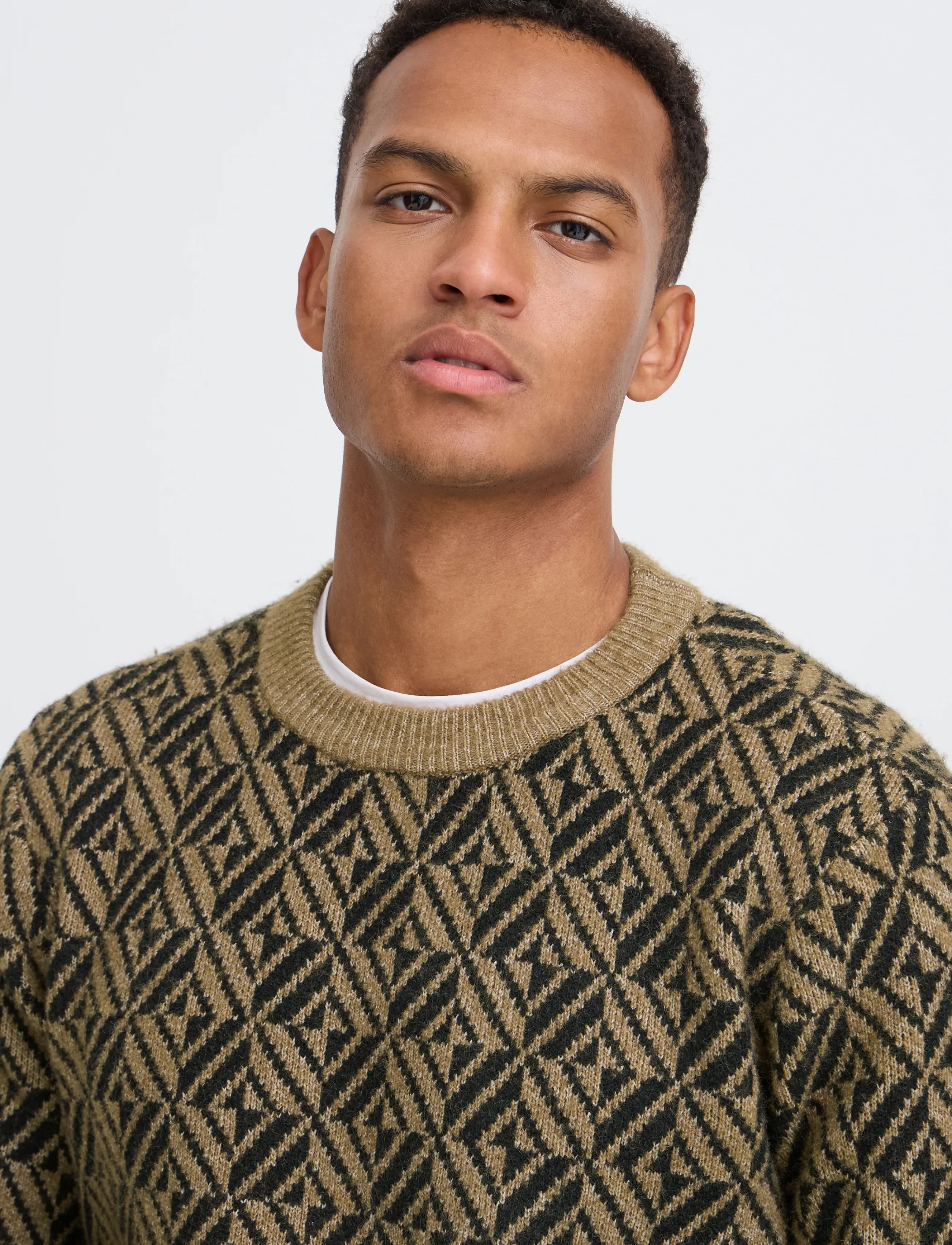 Blend - BHBRONO KNIT CREW - rund hals - kangaroo - 4