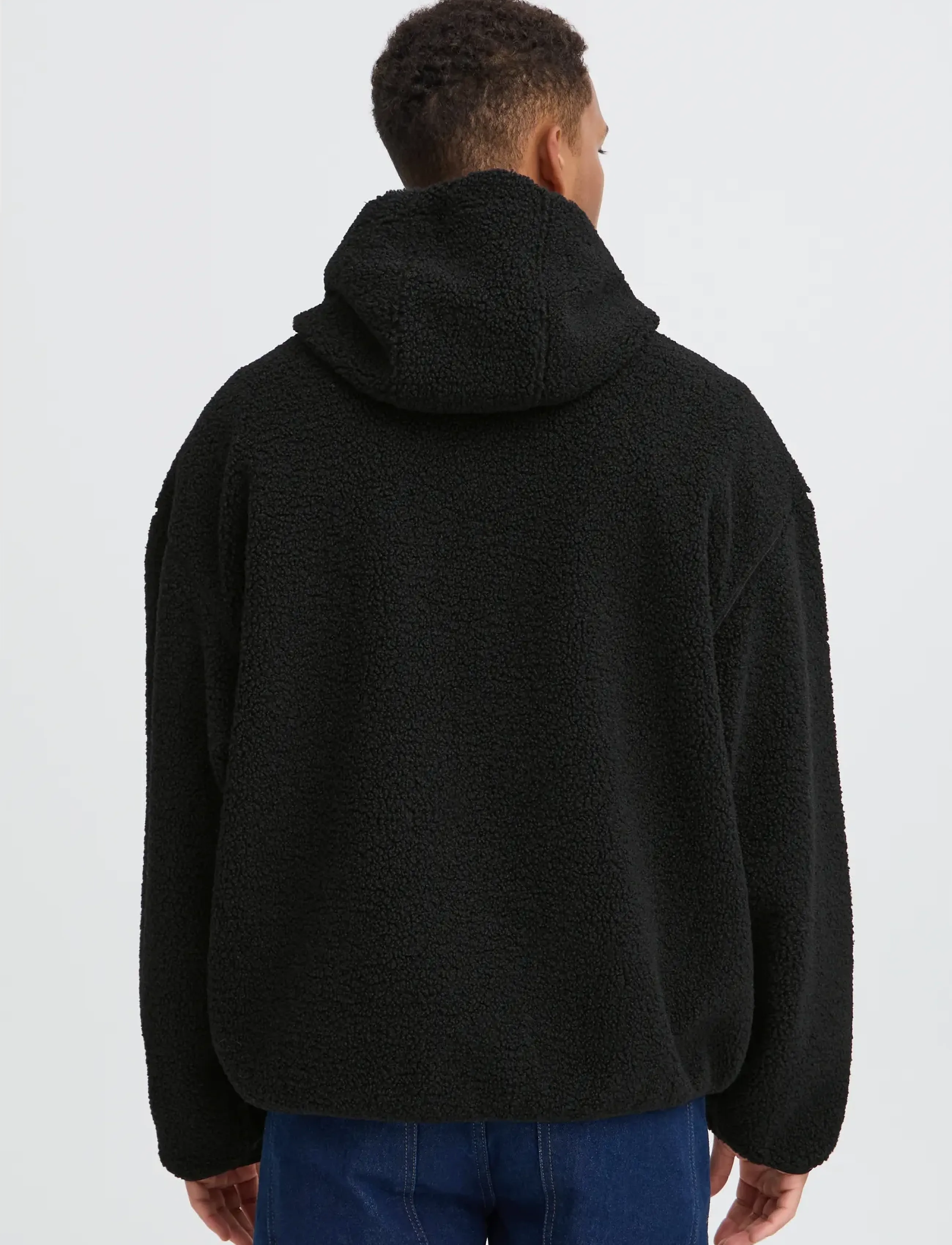 Blend - BHLINK TEDDY HOOD SWEAT - hoodies - black beauty - 3