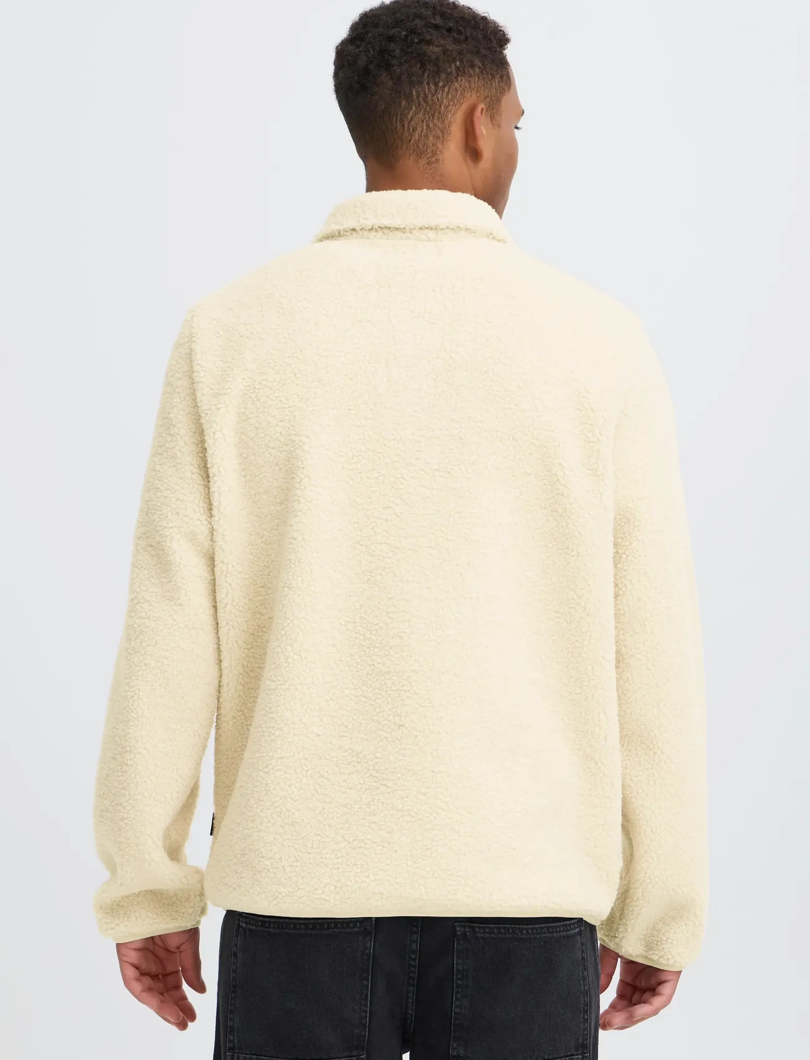 Blend - BHLINK TEDDY POLO - långärmade stickade pikétröjor - oyster gray - 3