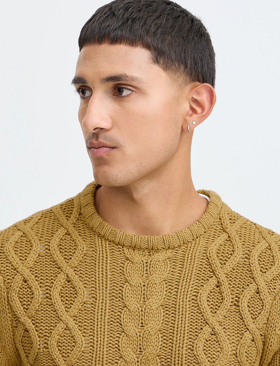 Blend - BHBURRE CREW KNIT - rundhals - dried tobacco - 4