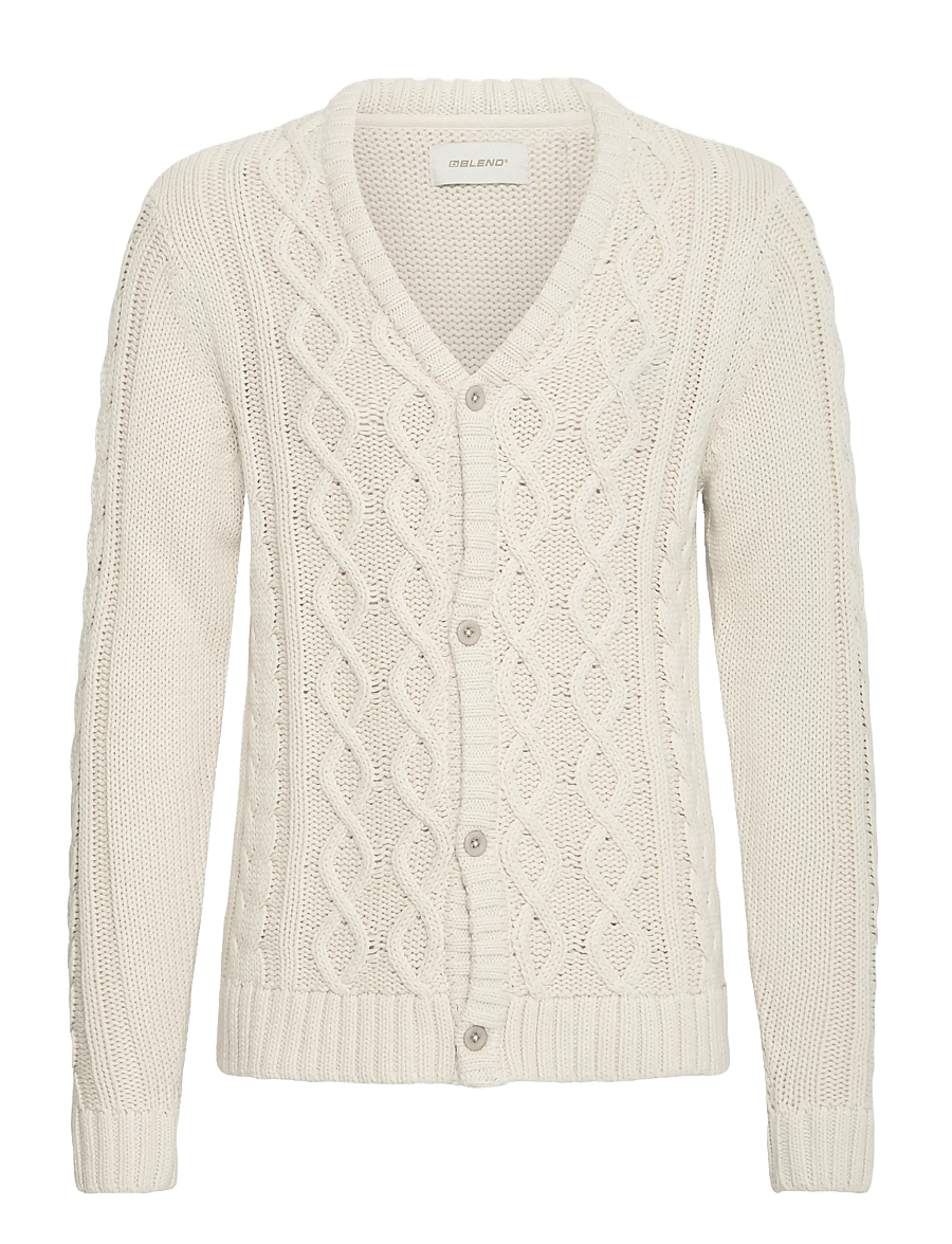 Blend - BHBURRE CARDIGAN - oyster gray - 1