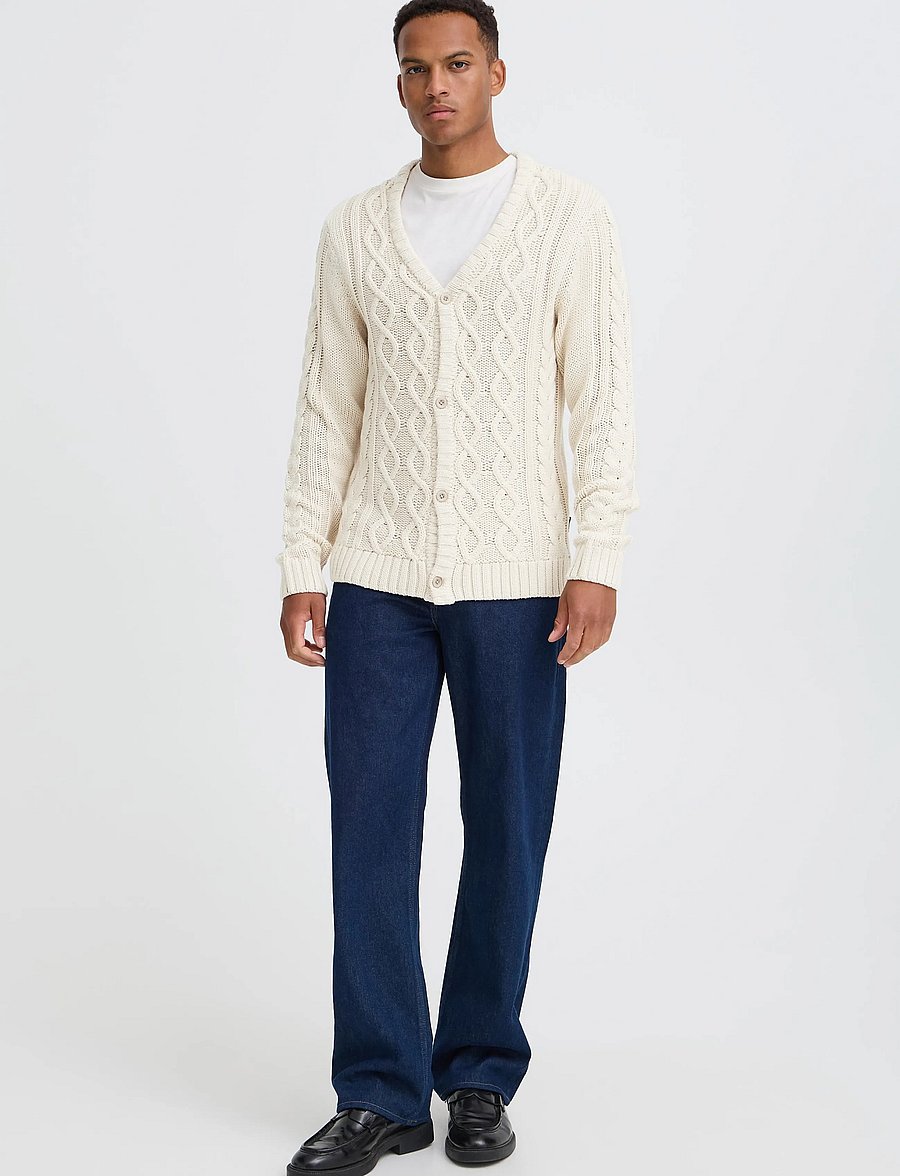 Blend - BHBURRE CARDIGAN - oyster gray - 0