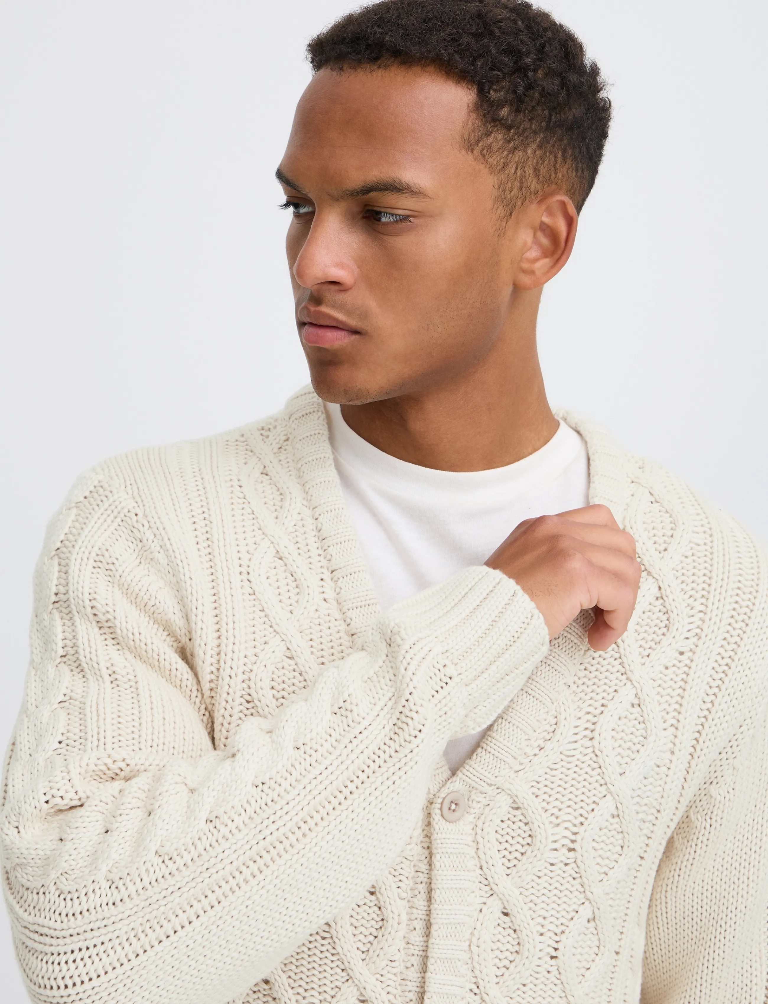 Blend - BHBURRE CARDIGAN - oyster gray - 4