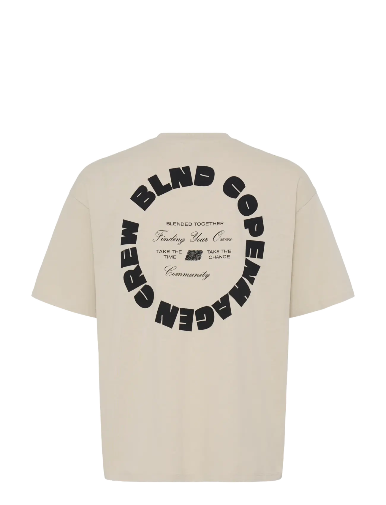 Blend - BHLUCIUS S/S WASH PRINT TEE - kurzärmelige t-shirts - oyster gray - 2