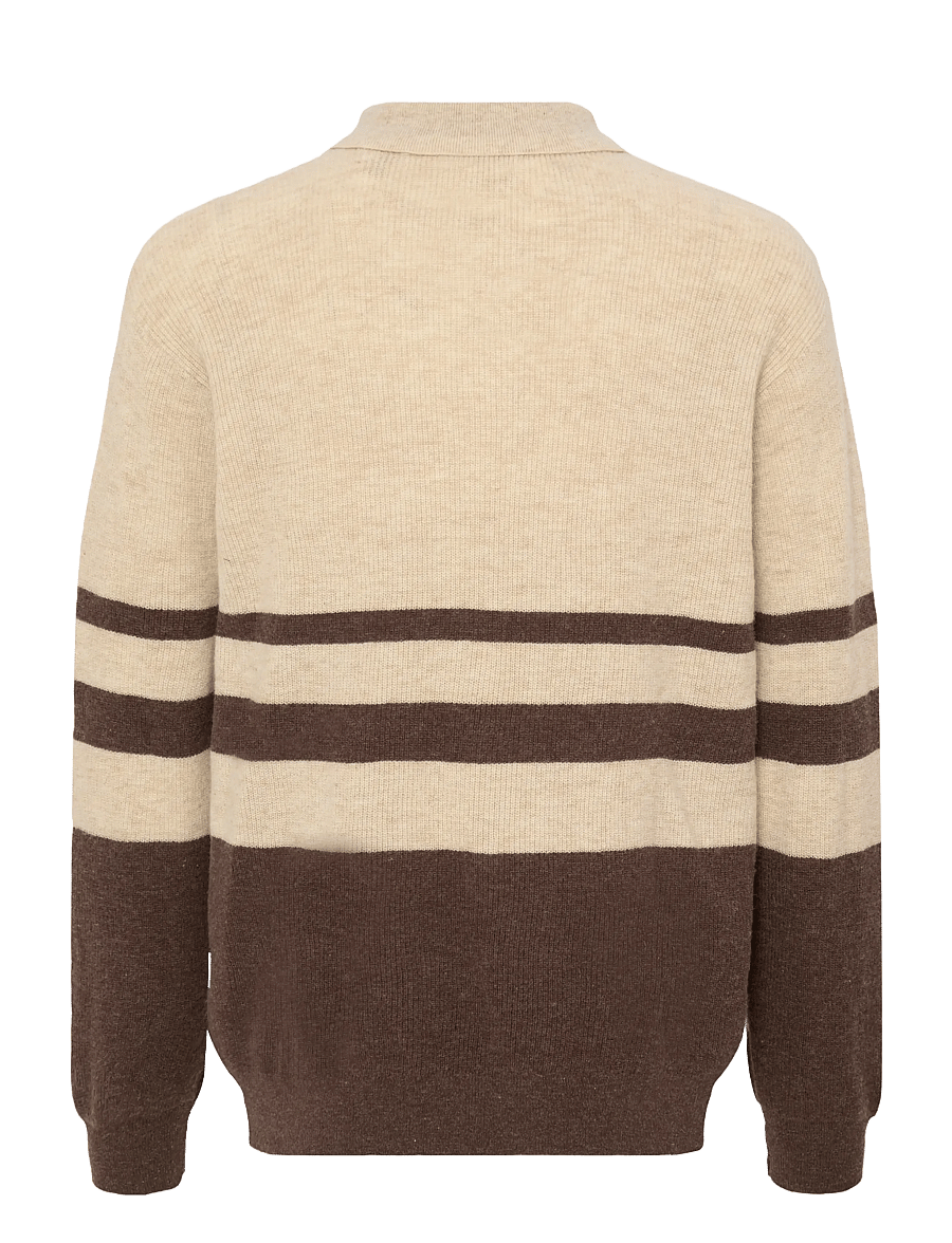 Blend - BHDANIN POLO - poloer i strik med lange ærmer - oyster gray - 2