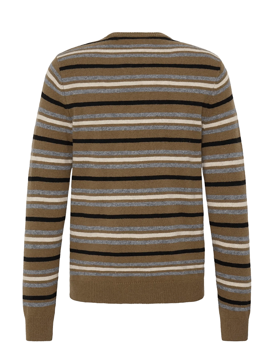 Blend - BHBRANKO CREW KNIT STRIPE - rund hals - kangaroo - 2