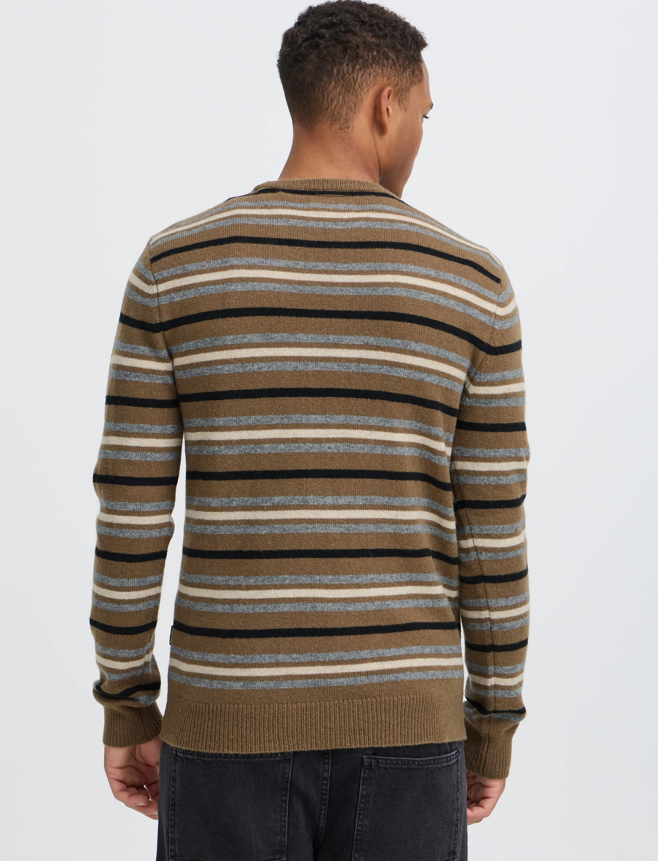 Blend - BHBRANKO CREW KNIT STRIPE - rund hals - kangaroo - 3
