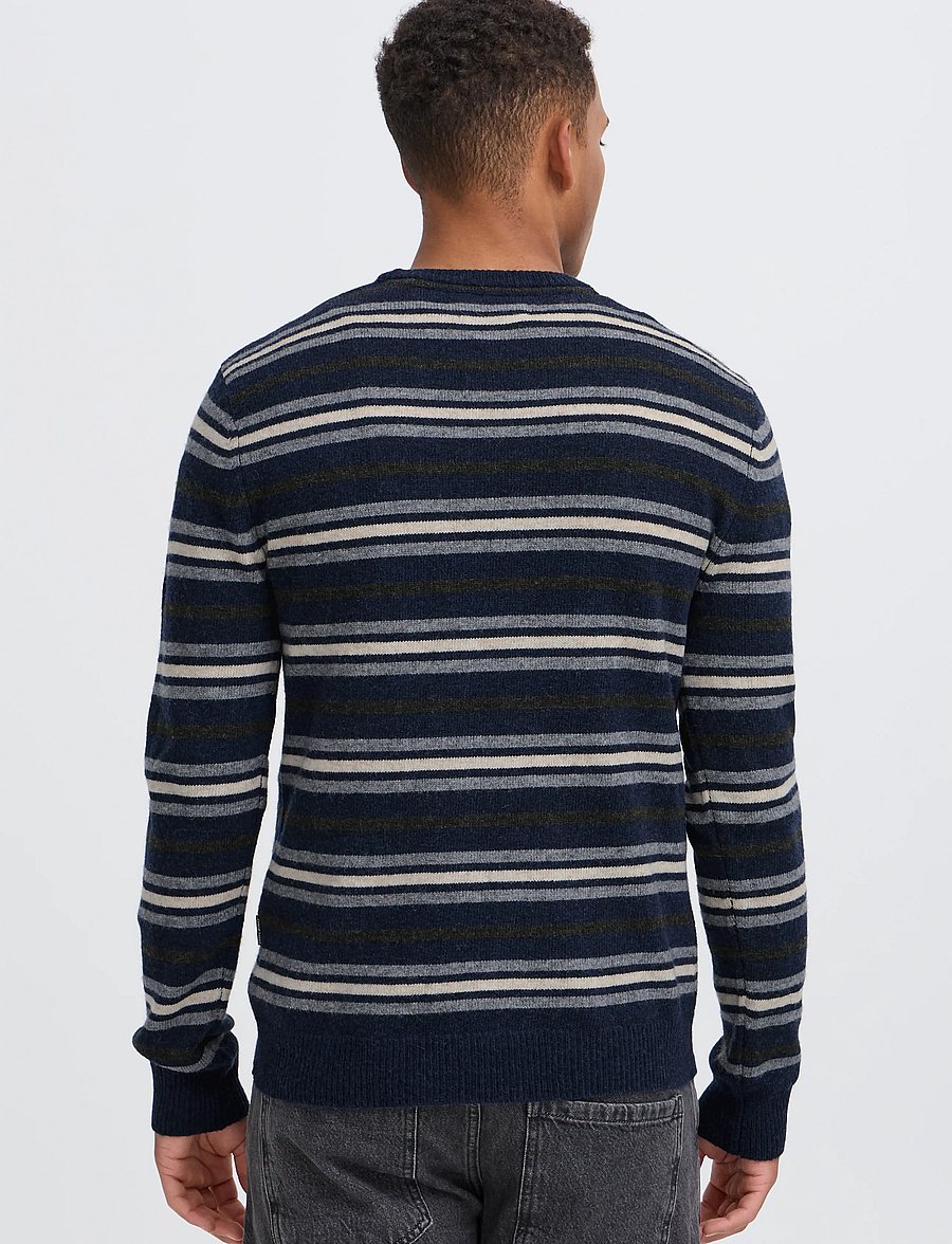Blend - BHBRANKO CREW KNIT STRIPE - rund hals - salute - 3