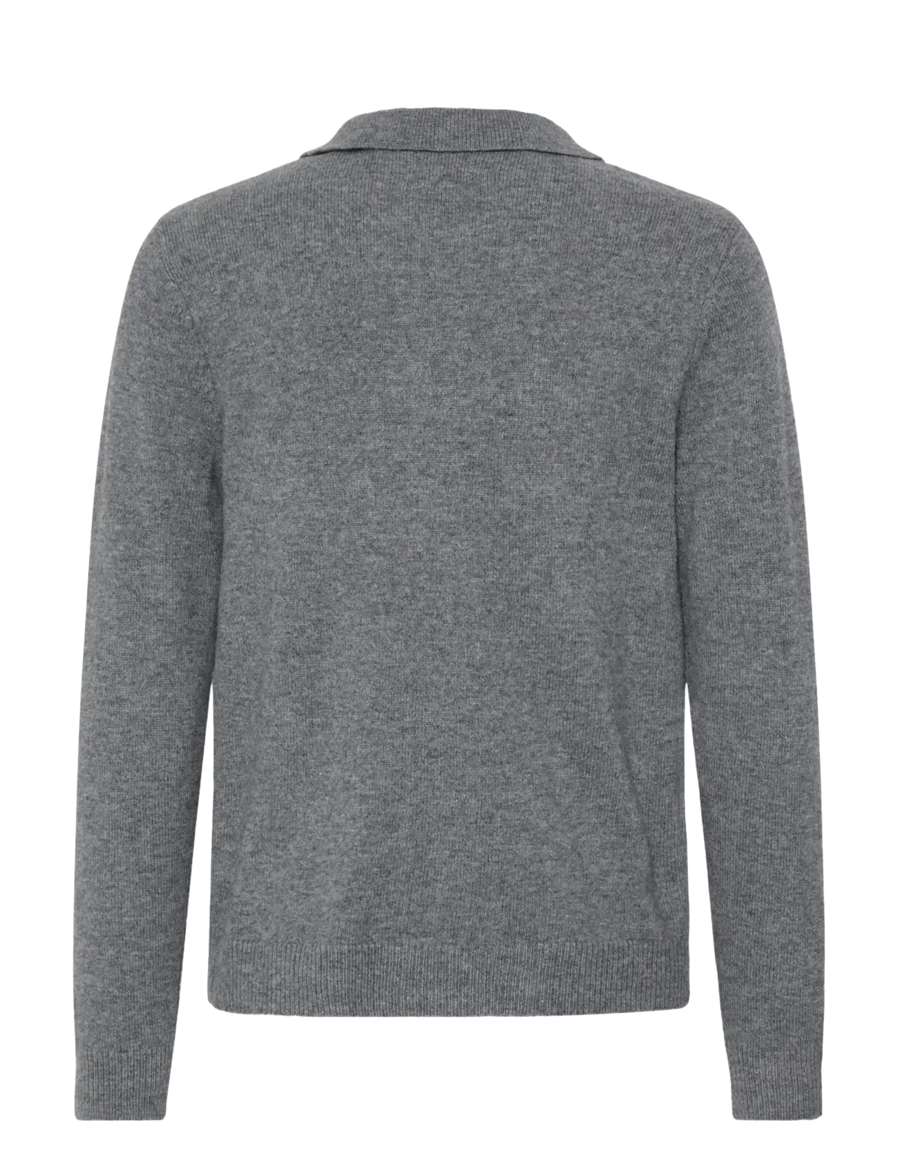 Blend - BHBRANKO POLO CARDIGAN - koftor - pewter melange - 2