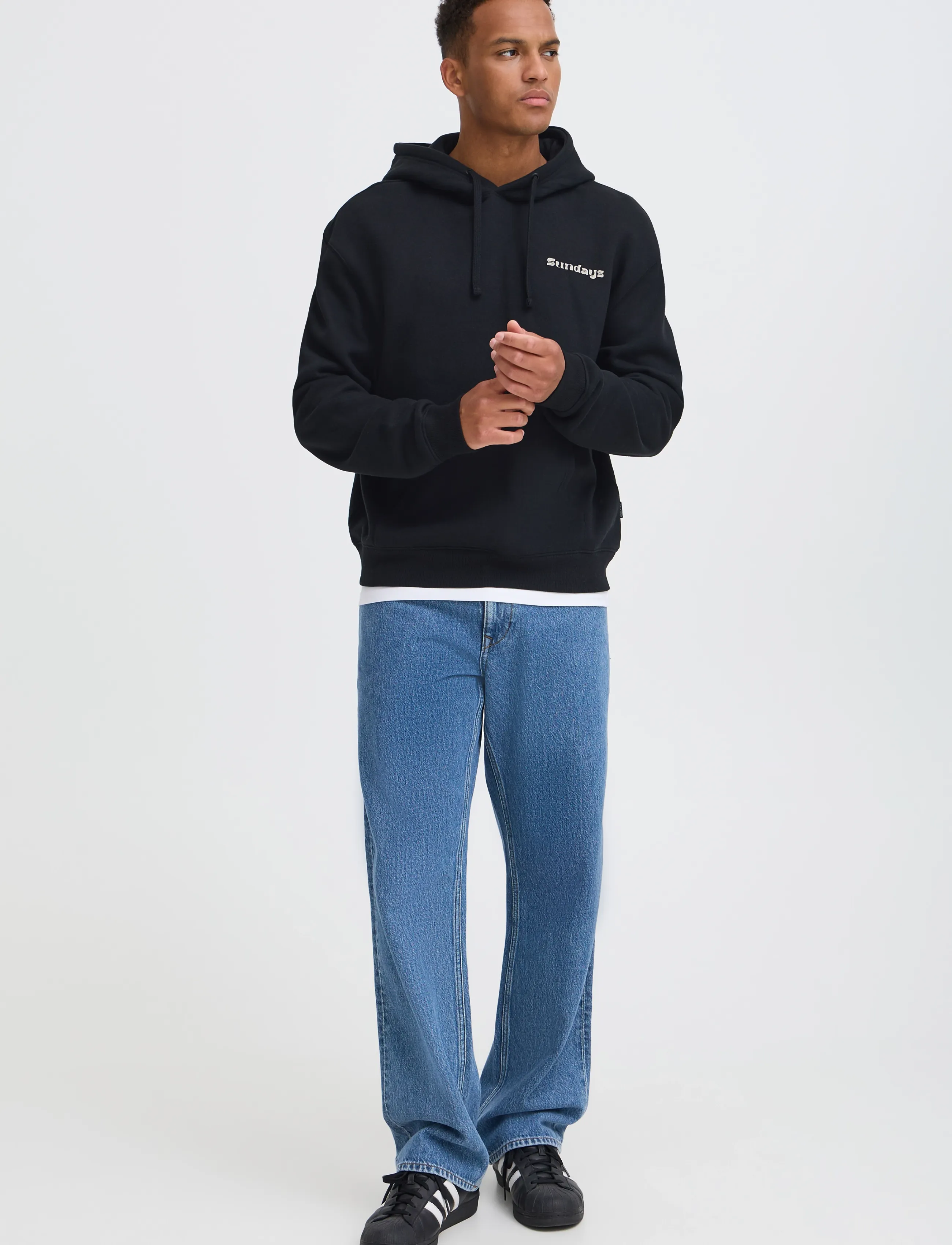 Blend BHLANNY REG HOOD SWEAT - Blend - BLACK BEAUTY / black