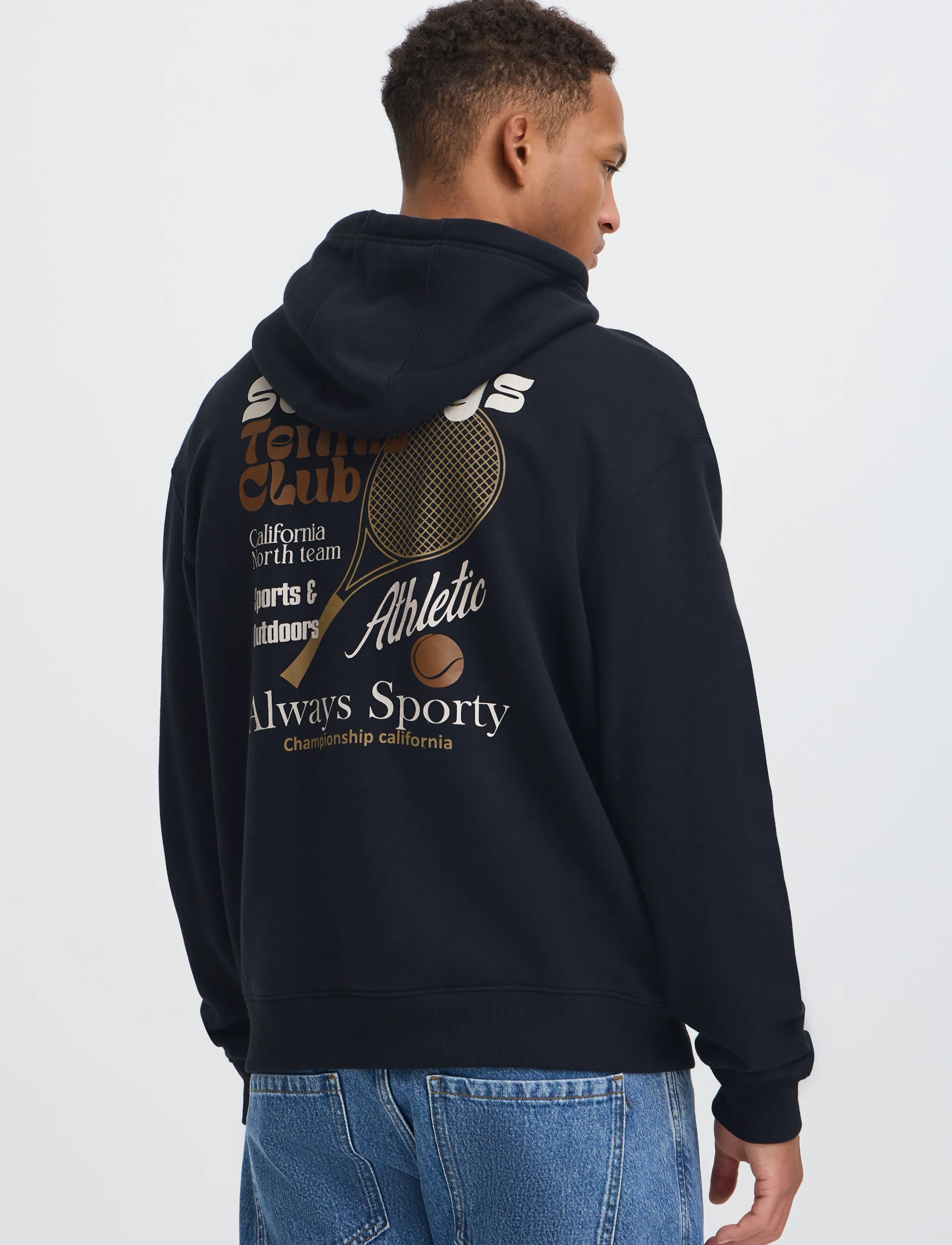 Blend - BHLANNY REG HOOD SWEAT - kapuutsiga pusad - black beauty - 3