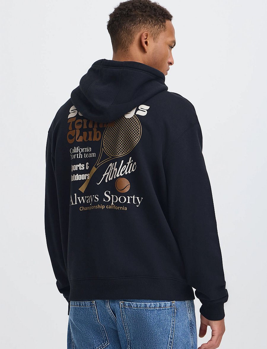 Blend - BHLANNY REG HOOD SWEAT - kapuutsiga pusad - black beauty - 3