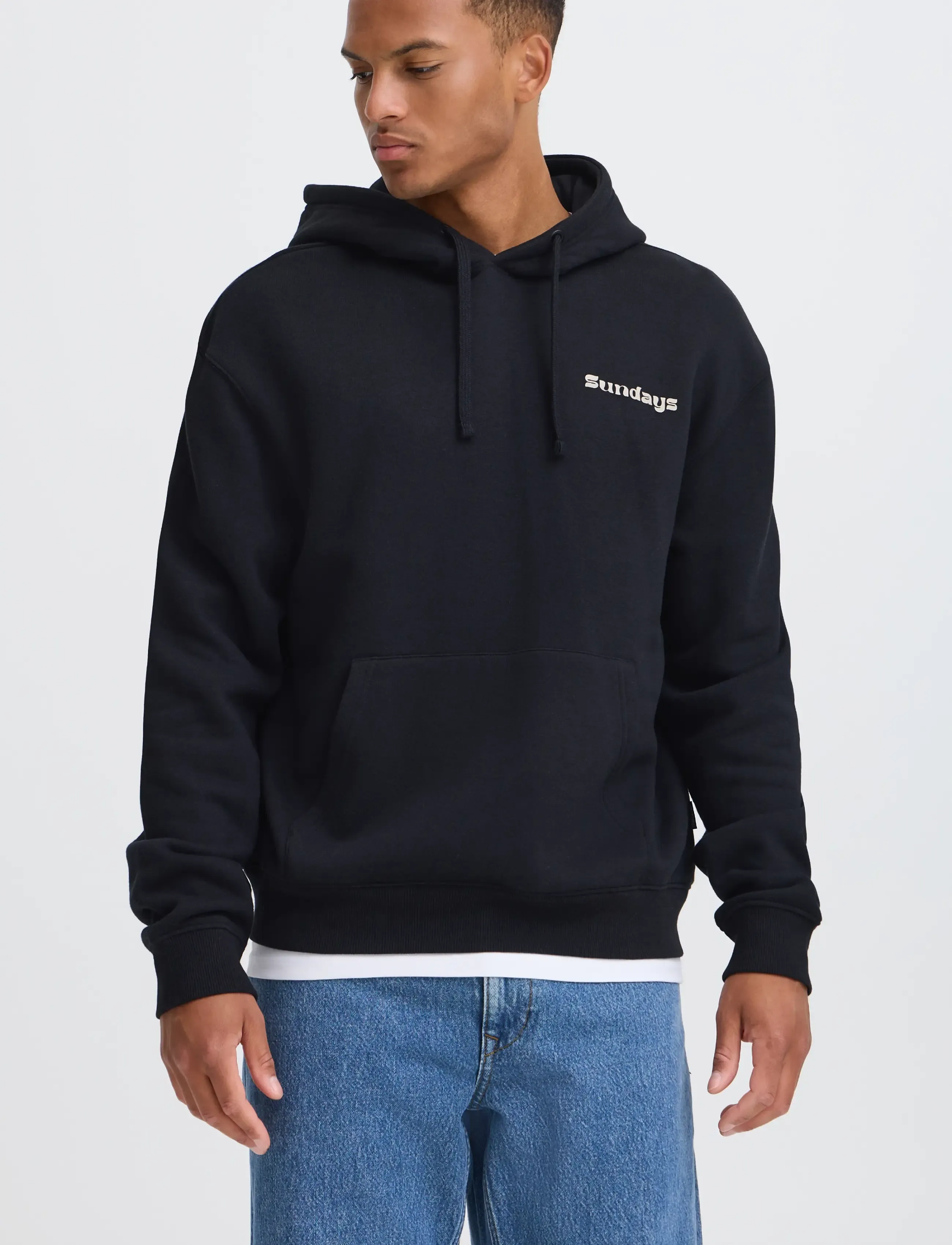 Blend - BHLANNY REG HOOD SWEAT - kapuutsiga pusad - black beauty - 5