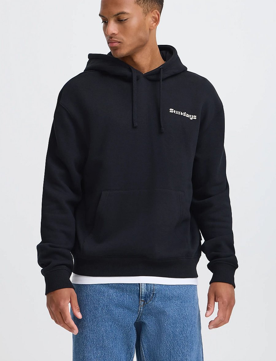 Blend - BHLANNY REG HOOD SWEAT - kapuutsiga pusad - black beauty - 5