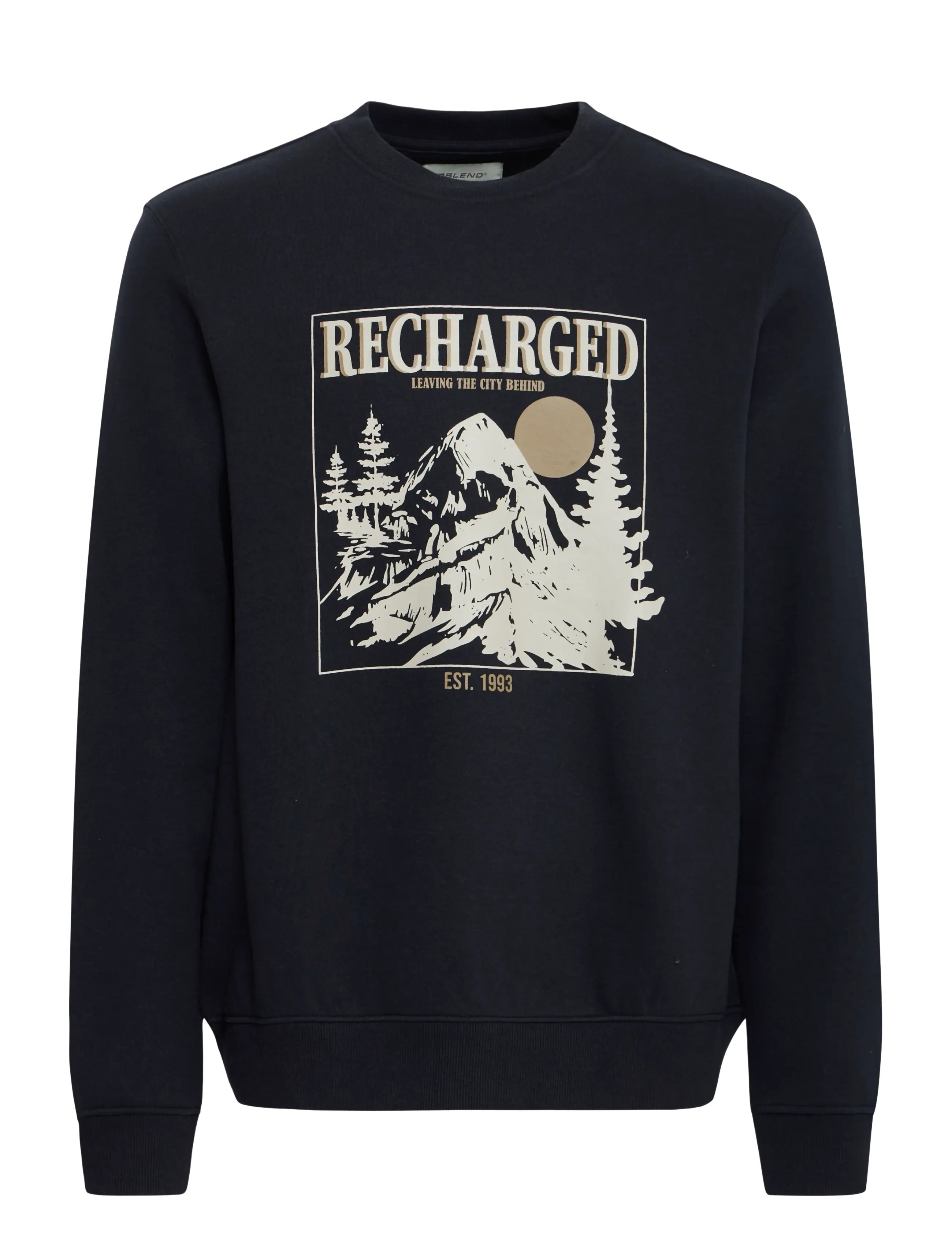 Blend - BHLAMONT REG CREW SWEAT - dressipluusid - black beauty - 1