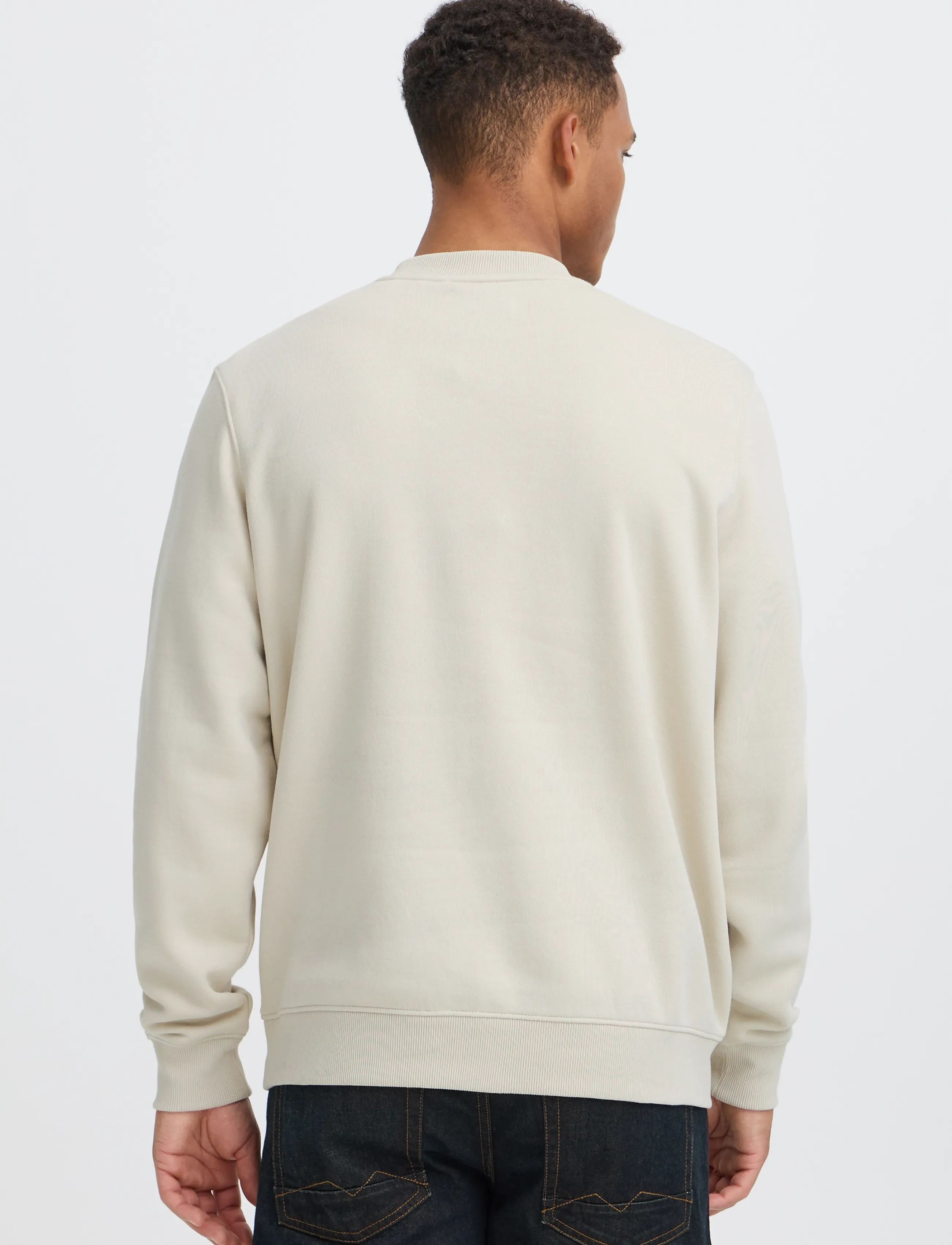Blend - BHLAMONT REG CREW SWEAT - dressipluusid - oyster gray - 3
