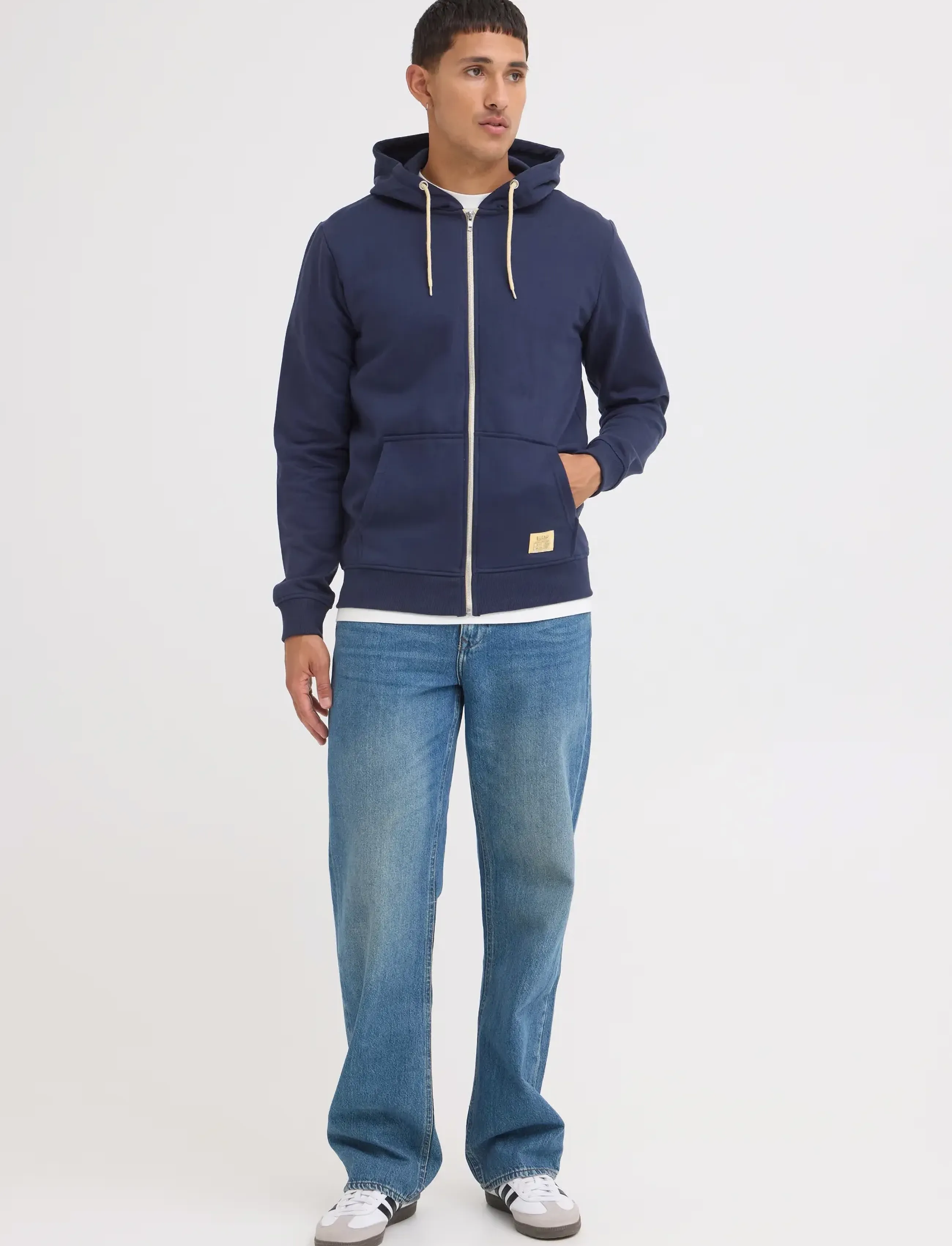 Blend BHNOAH sweatshirt - Kapuzenpullover - NAVY SOLID / blue