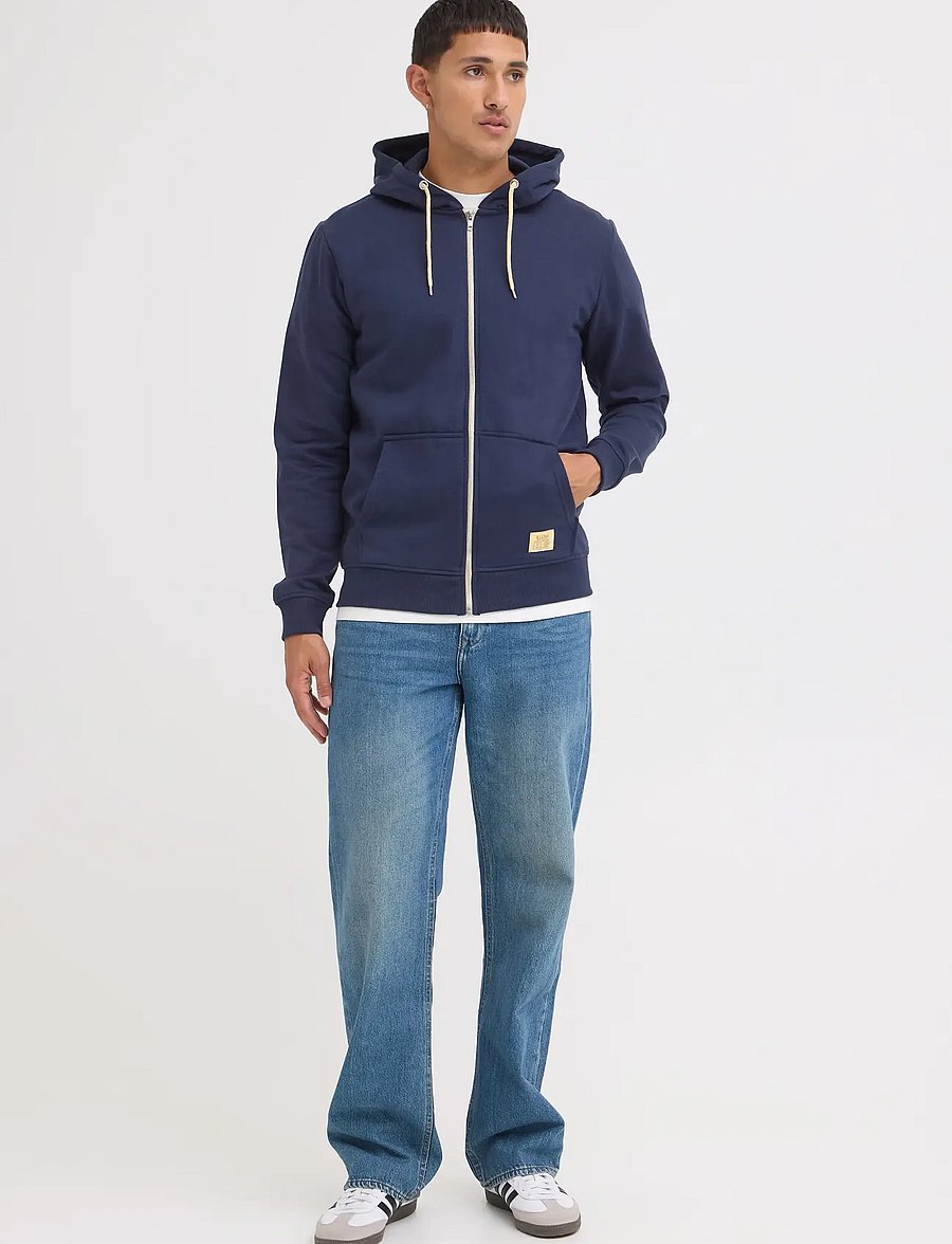 Blend - BHNOAH HOOD SWEAT - kapuutsiga pusad - navy solid - 0