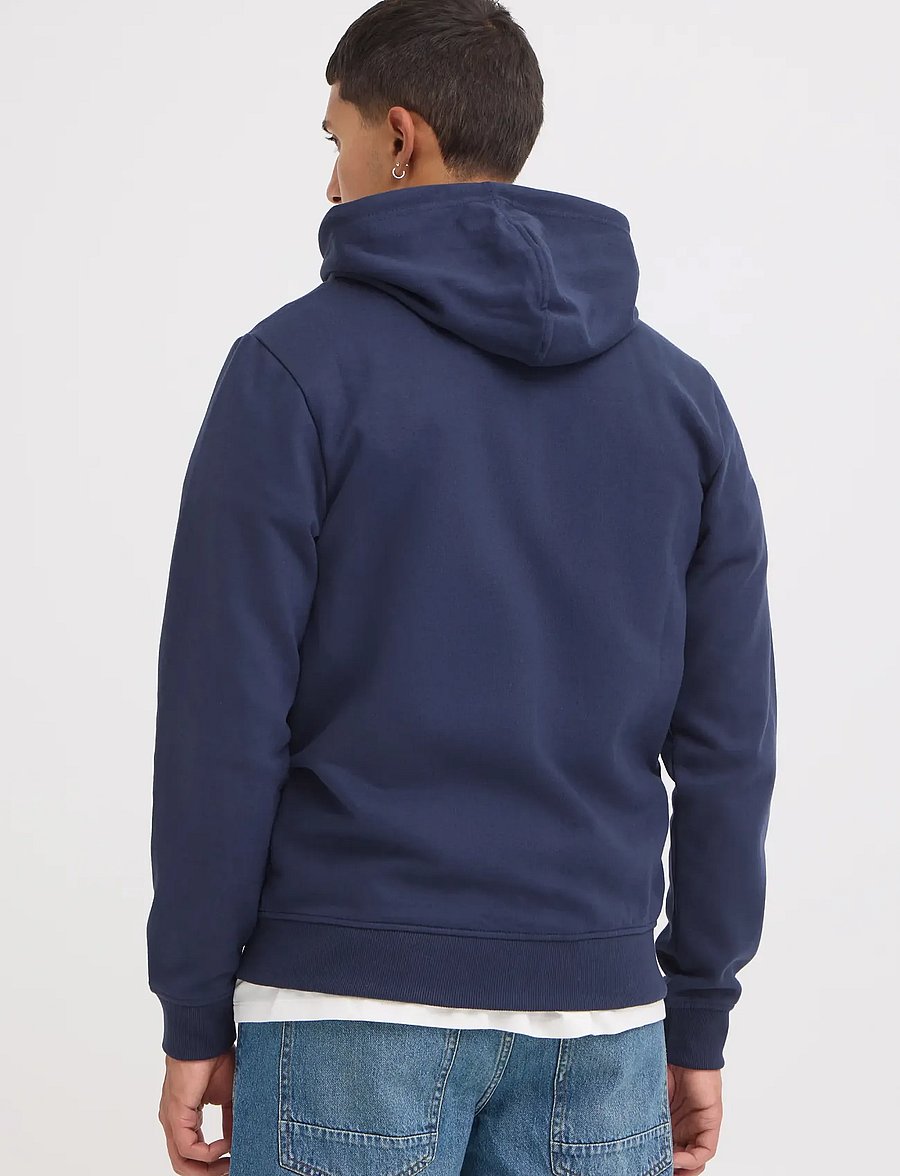 Blend - BHNOAH HOOD SWEAT - kapuzenpullover - navy solid - 3