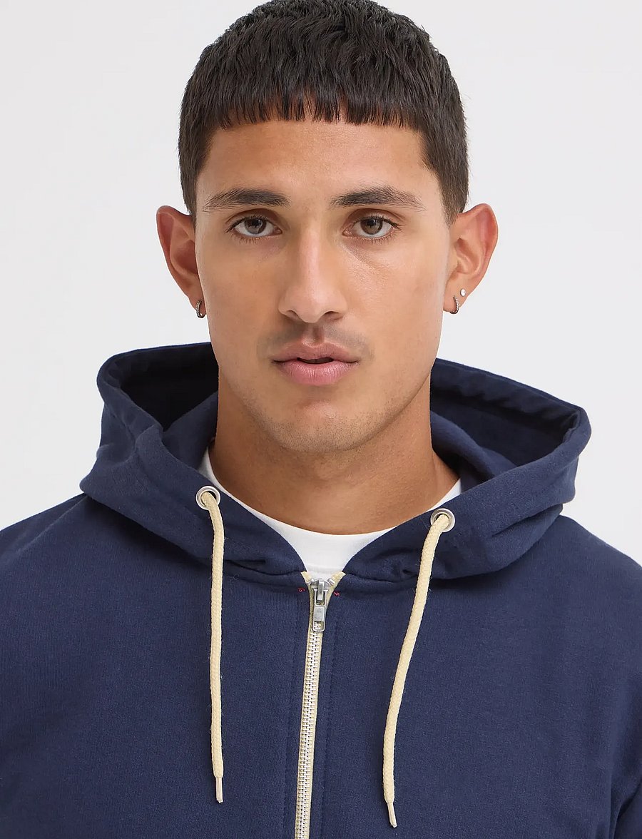 Blend - BHNOAH HOOD SWEAT - kapuutsiga pusad - navy solid - 5