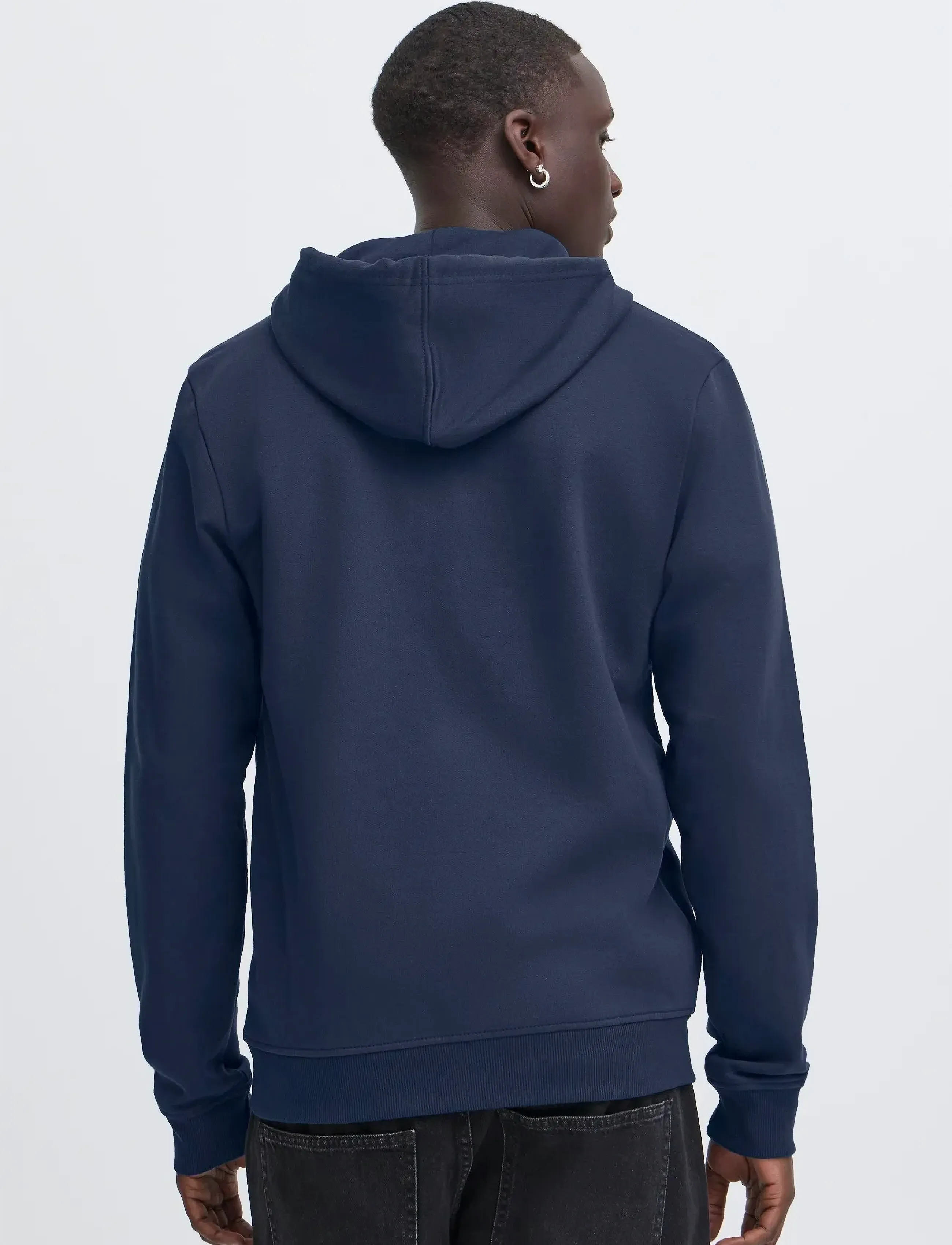 Blend - BHNOAH HOOD SWEAT - hoodies - navy solid - 4