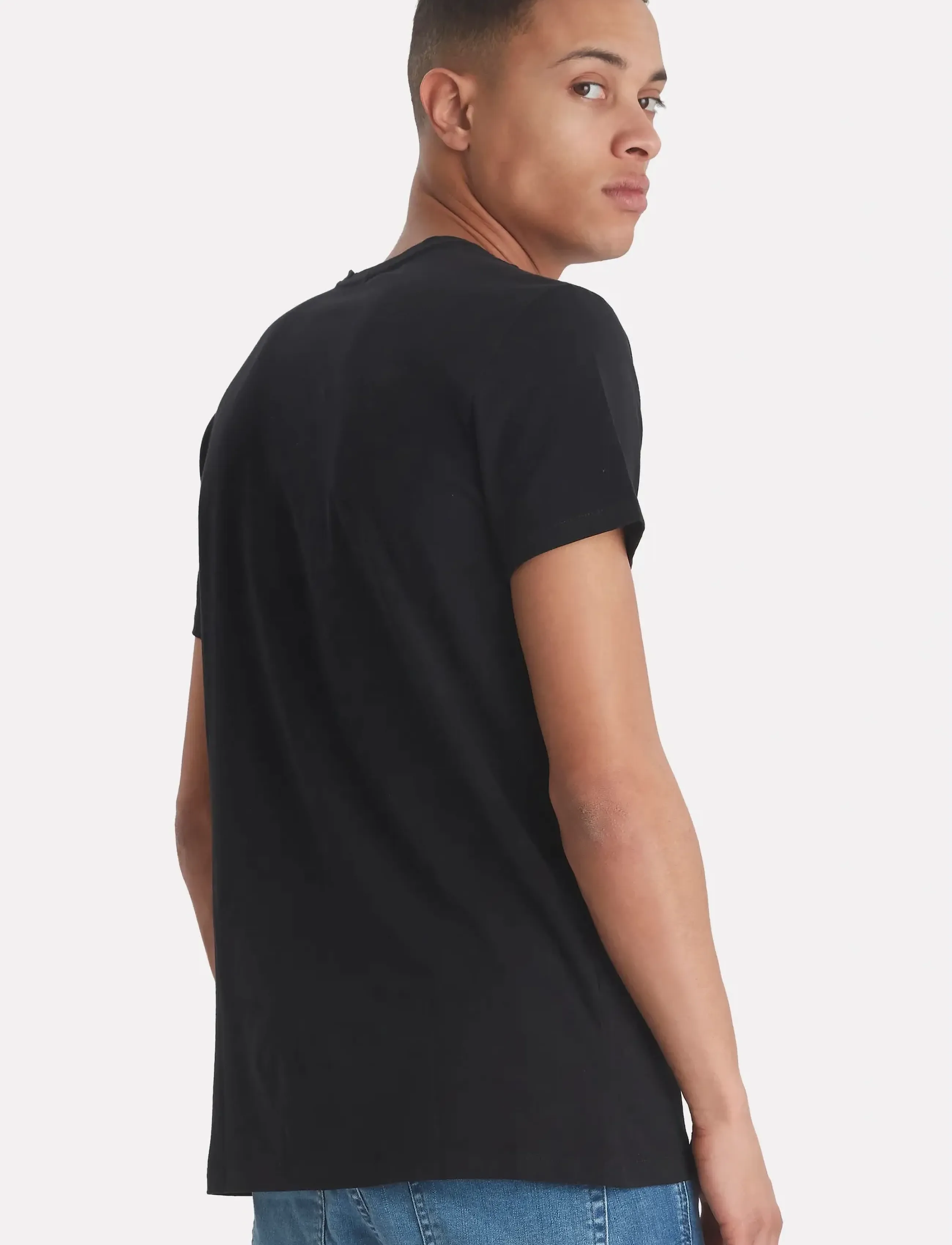 Blend Bhdinton Crew Neck Tee 2-Pack, S, Black, T-Shirts > Kortærmede, Herre