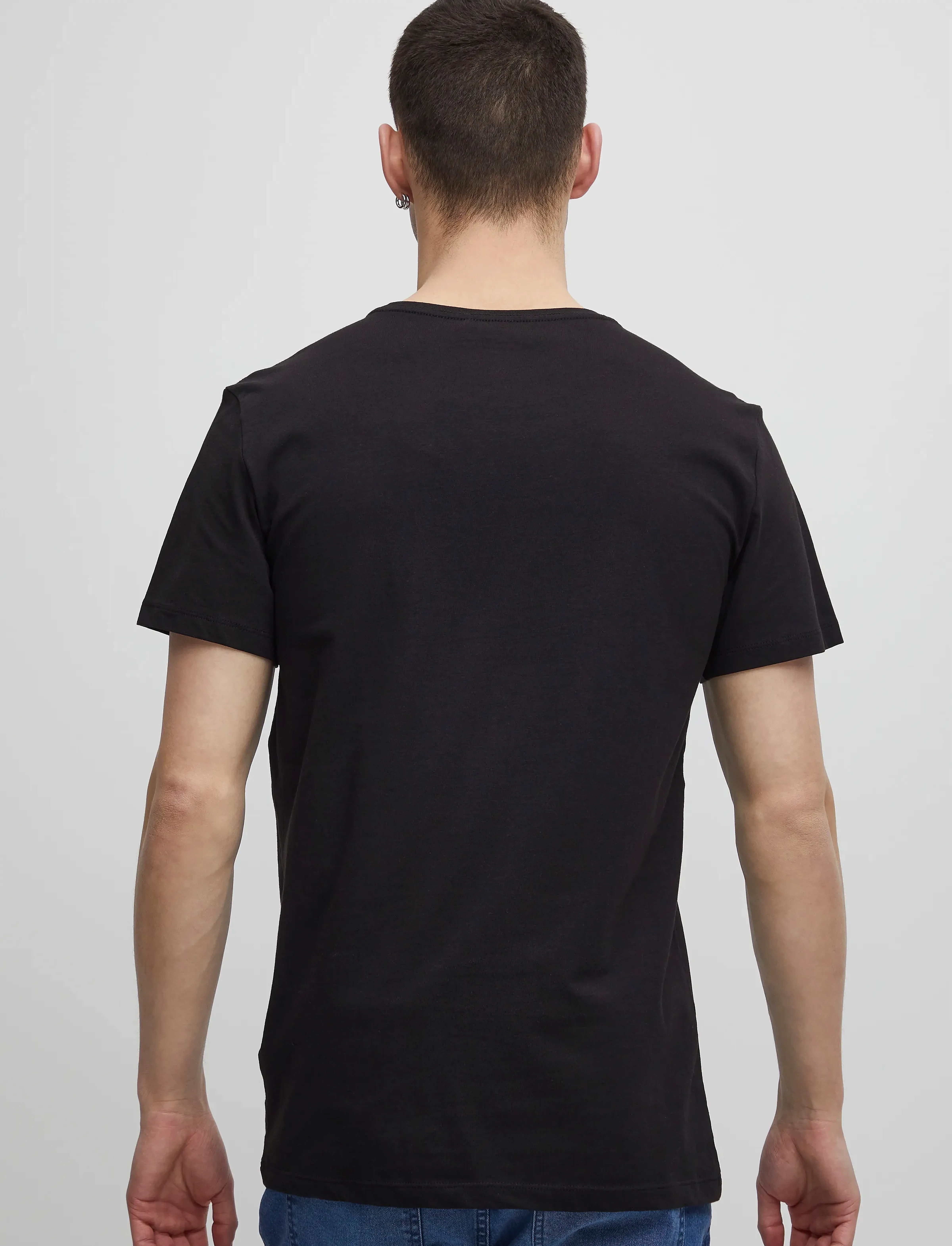 Blend - BHDINTON CREW NECK TEE 2-PACK - t-paidat monipakkauksessa - black - 2