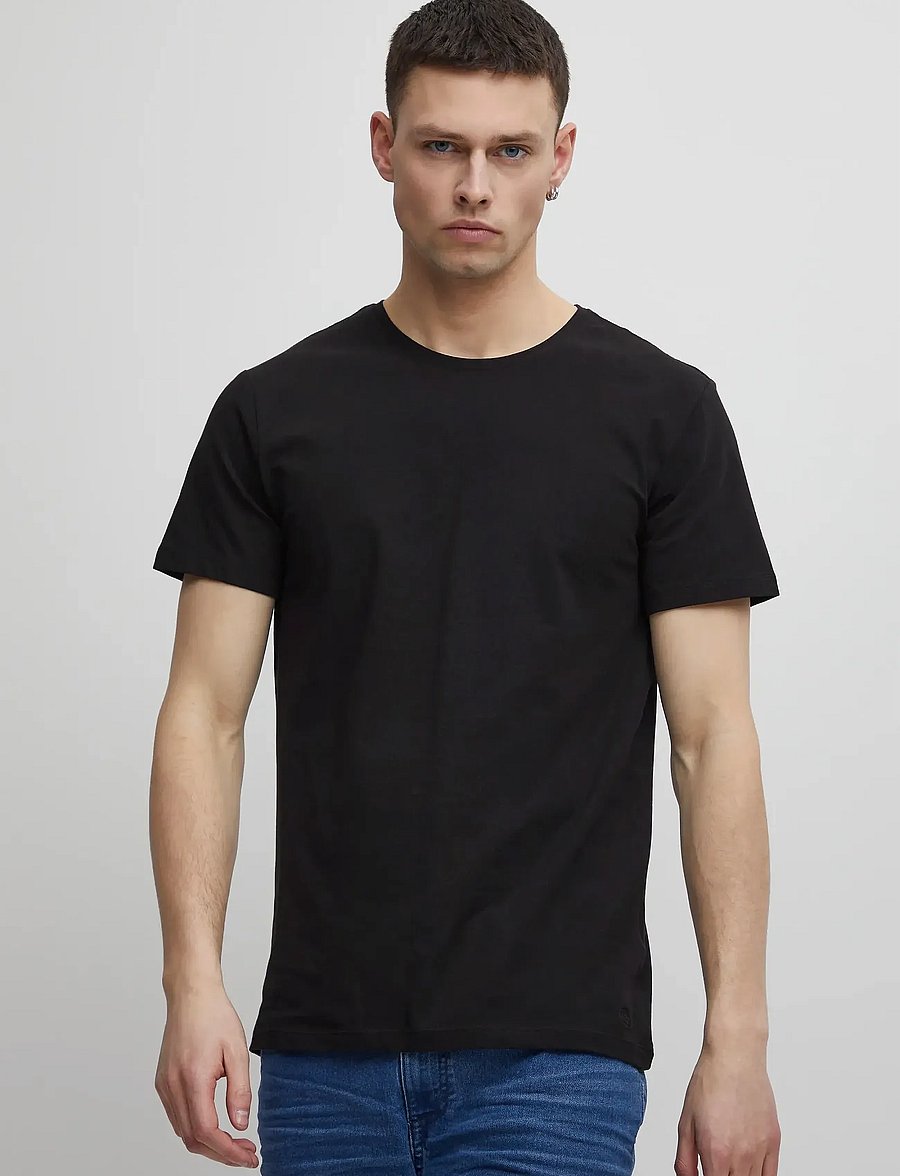 Blend - BHDINTON CREW NECK TEE 2-PACK - t-shirts im multipack - black - 4