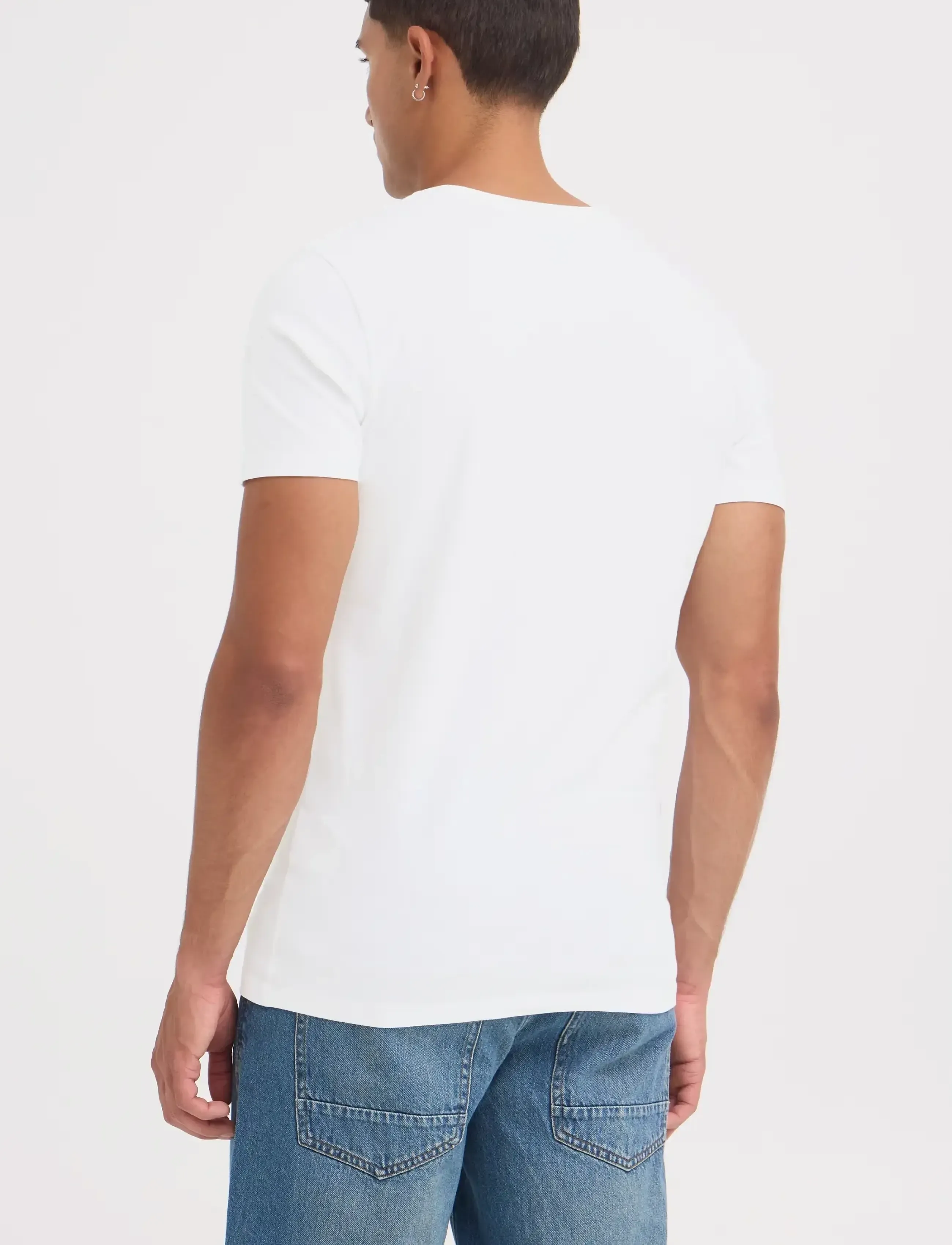 Blend - BHDINTON CREW NECK TEE 2-PACK - multipack t-shirts - white - 3
