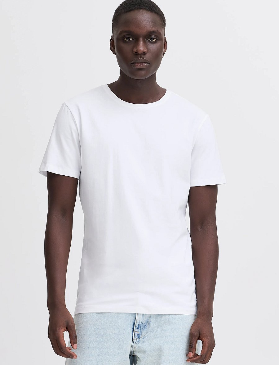 Blend - BHDINTON CREW NECK TEE 2-PACK - t-shirts im multipack - white - 4