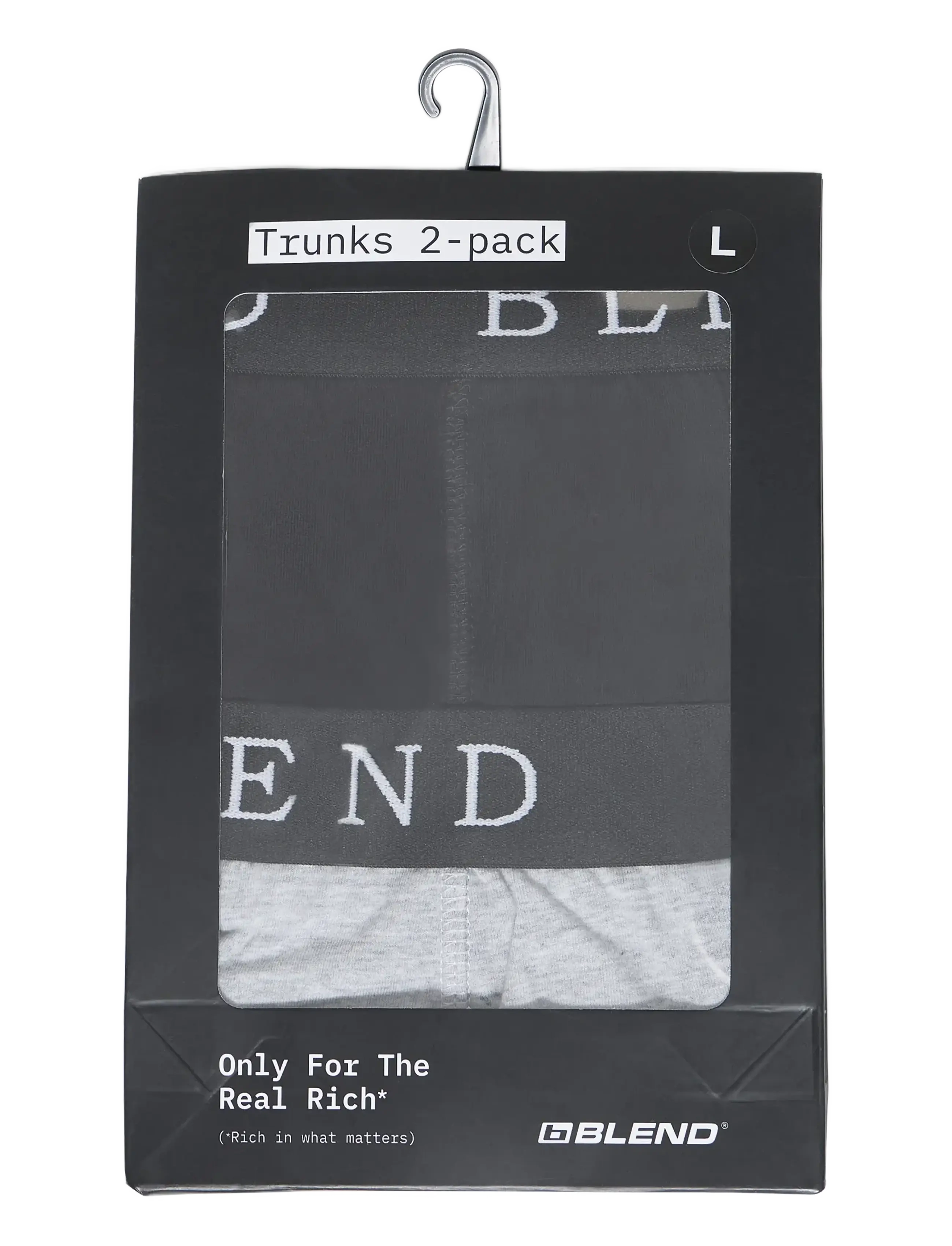 Blend - BHNED UNDERWEAR 2-PACK - multipakk aluspüksid - black/stone mix - 3
