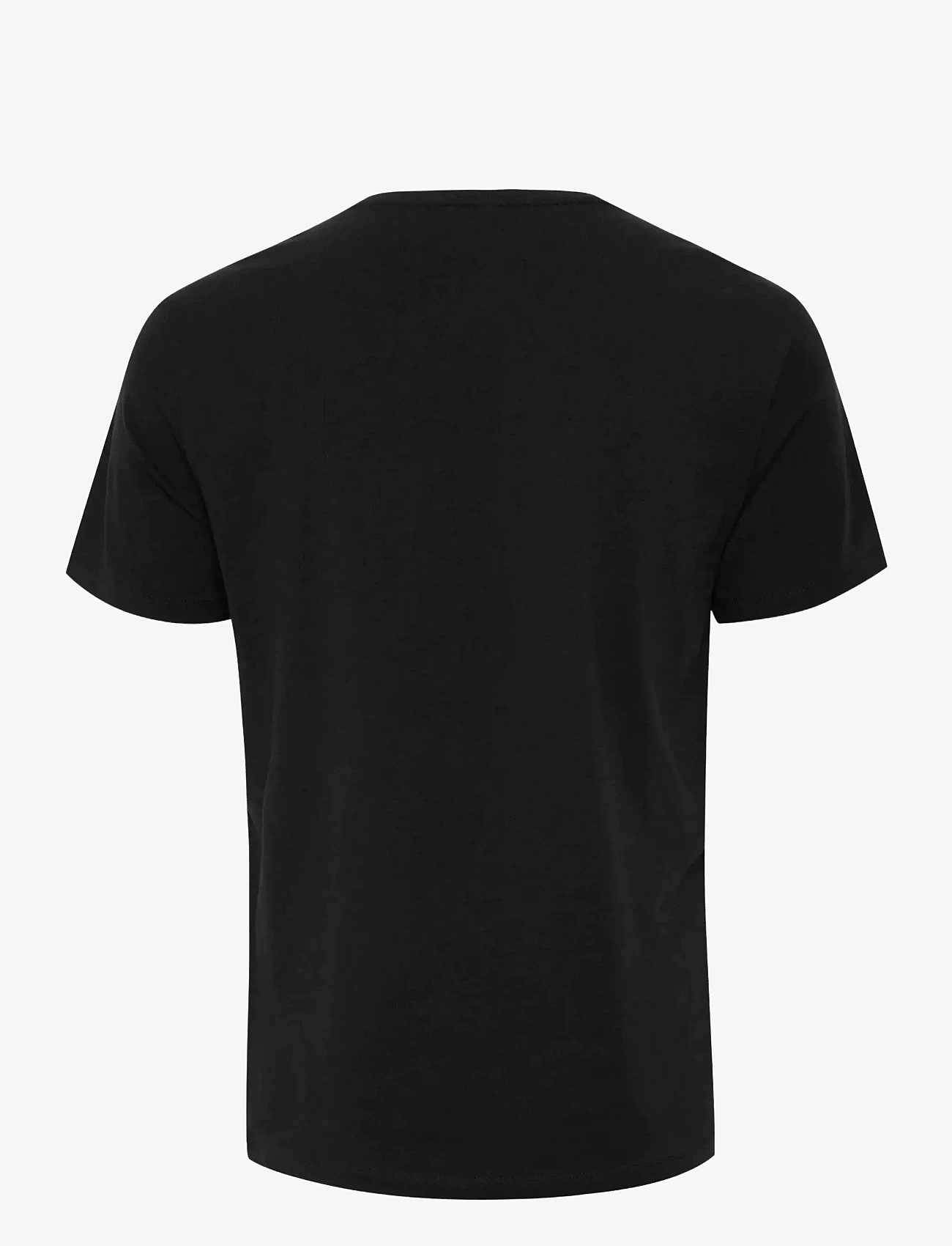 Blend - BHDINTON V-NECK TEE 2-PACK - herbstliche kleidung - black - 1
