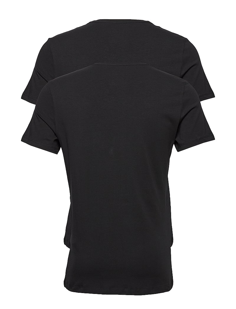 Blend - BHDINTON V-NECK TEE 2-PACK - v-ringade t-shirts - black - 5