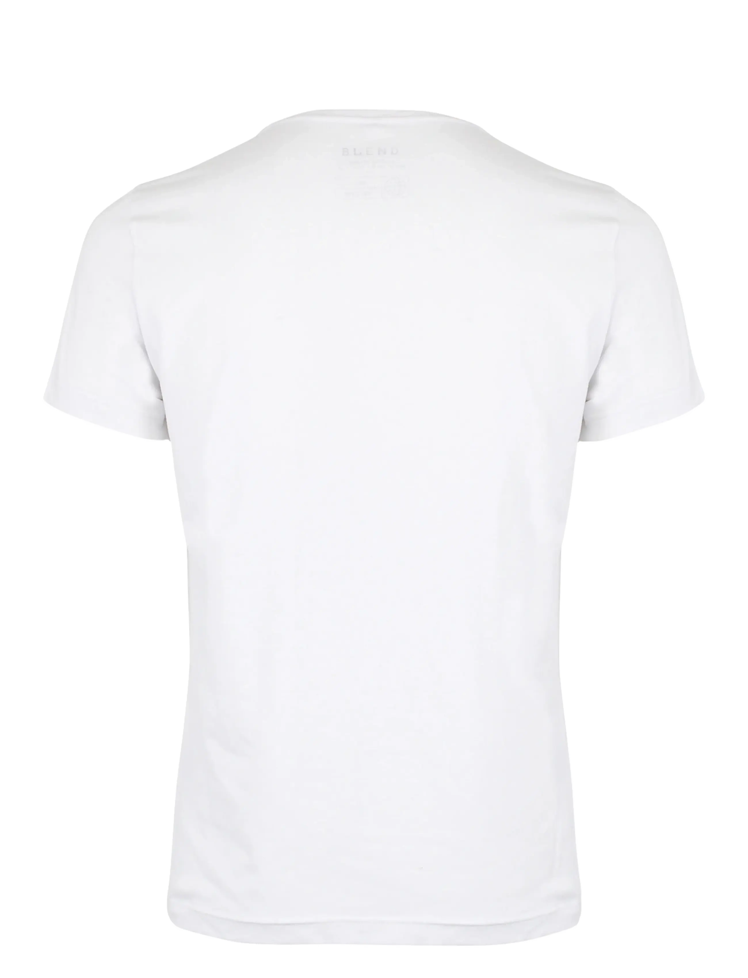 Blend - BHDinton V-neck tee 2-pack - t-shirts - white - 2