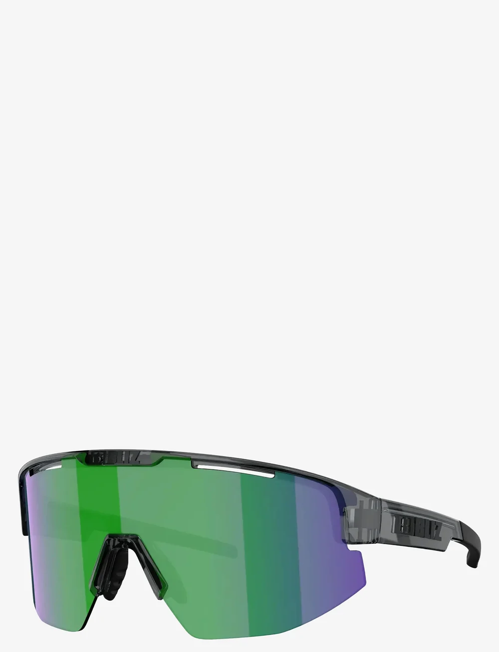 Bliz - MATRIX - briller - crystal black / brown&green mirr - 0