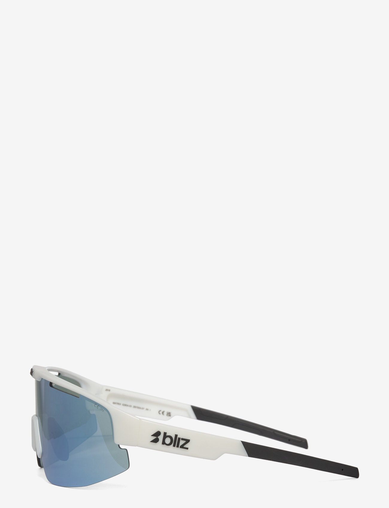 Bliz - MATRIX - glasses - shiny white / smoke&blue mirr - 2