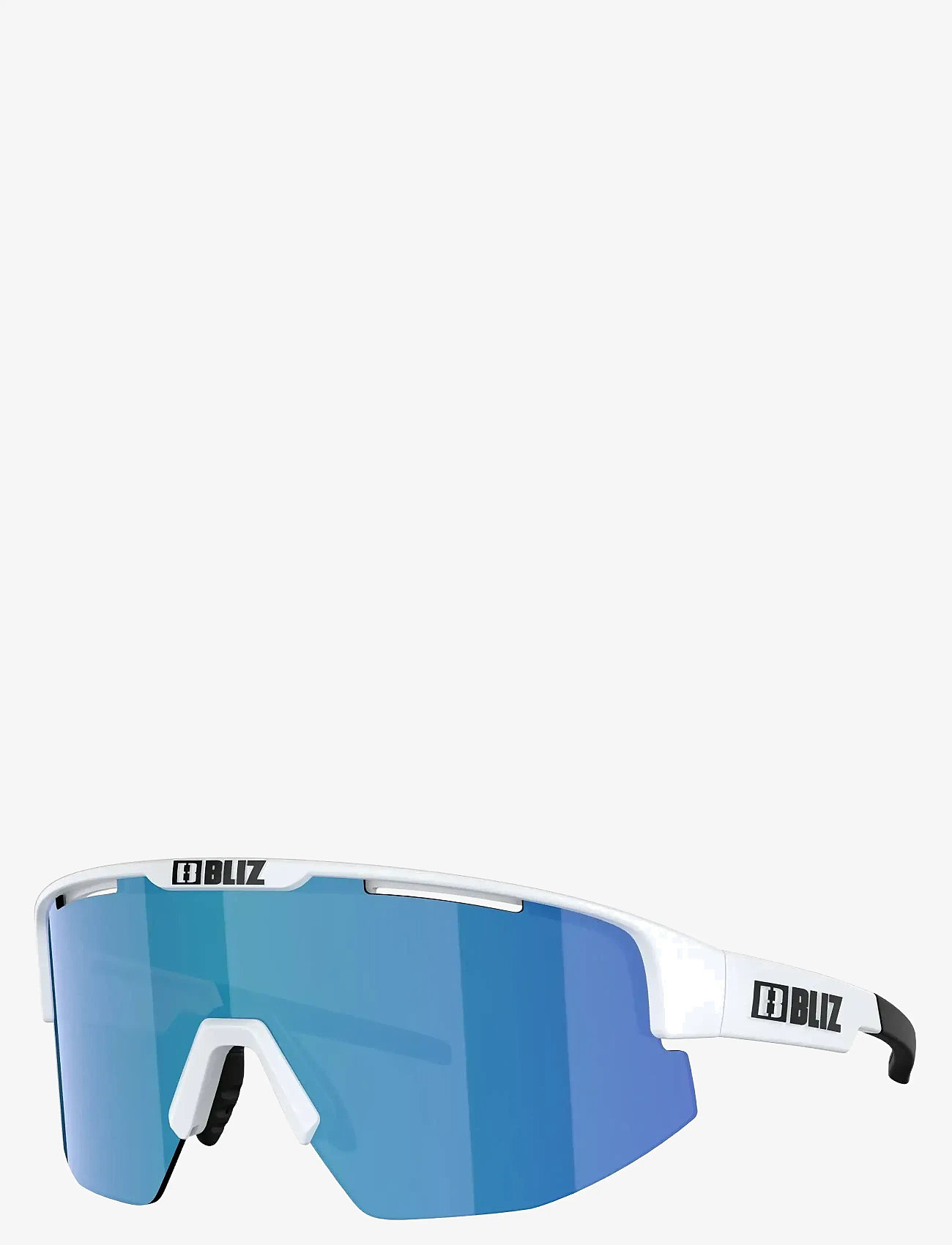 Bliz - MATRIX - glasses - shiny white / smoke&blue mirr - 3
