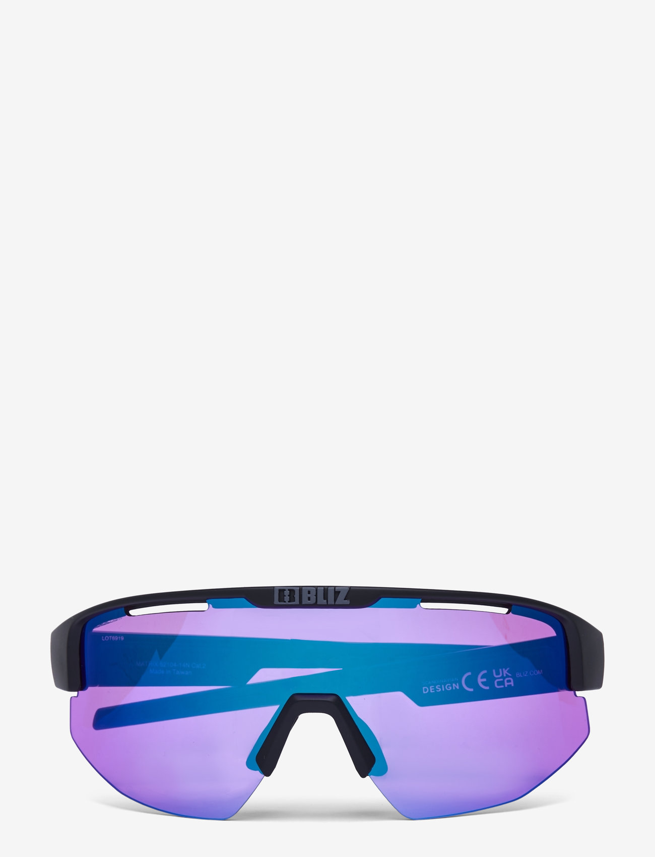 Bliz - MATRIX - geschenke unter 100€ - matt black n_o_n_rose-violet blue mirr - 0