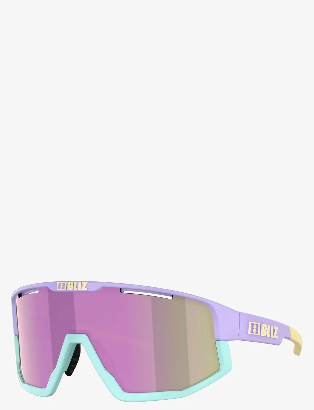 Bliz - FUSION - glasögon - matt pastel purple-yellow logo / brown mirror pink - 3