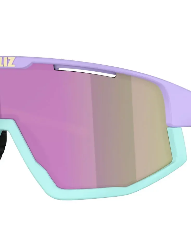 Bliz - FUSION - glasögon - matt pastel purple-yellow logo / brown mirror pink - 4