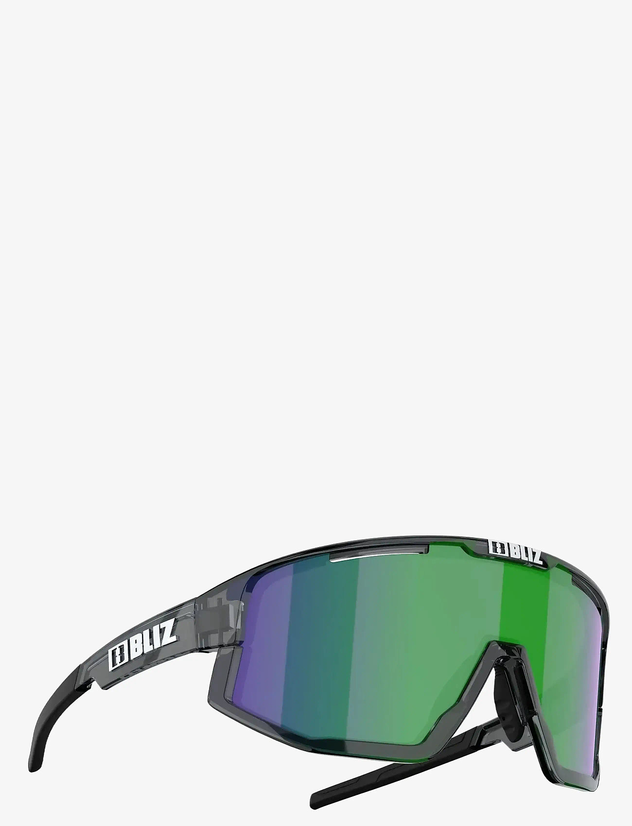 Bliz - FUSION - briller - crystal black brown&green mirr - 1