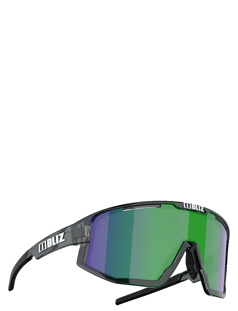 Bliz - FUSION - briller - crystal black brown&green mirr - 1