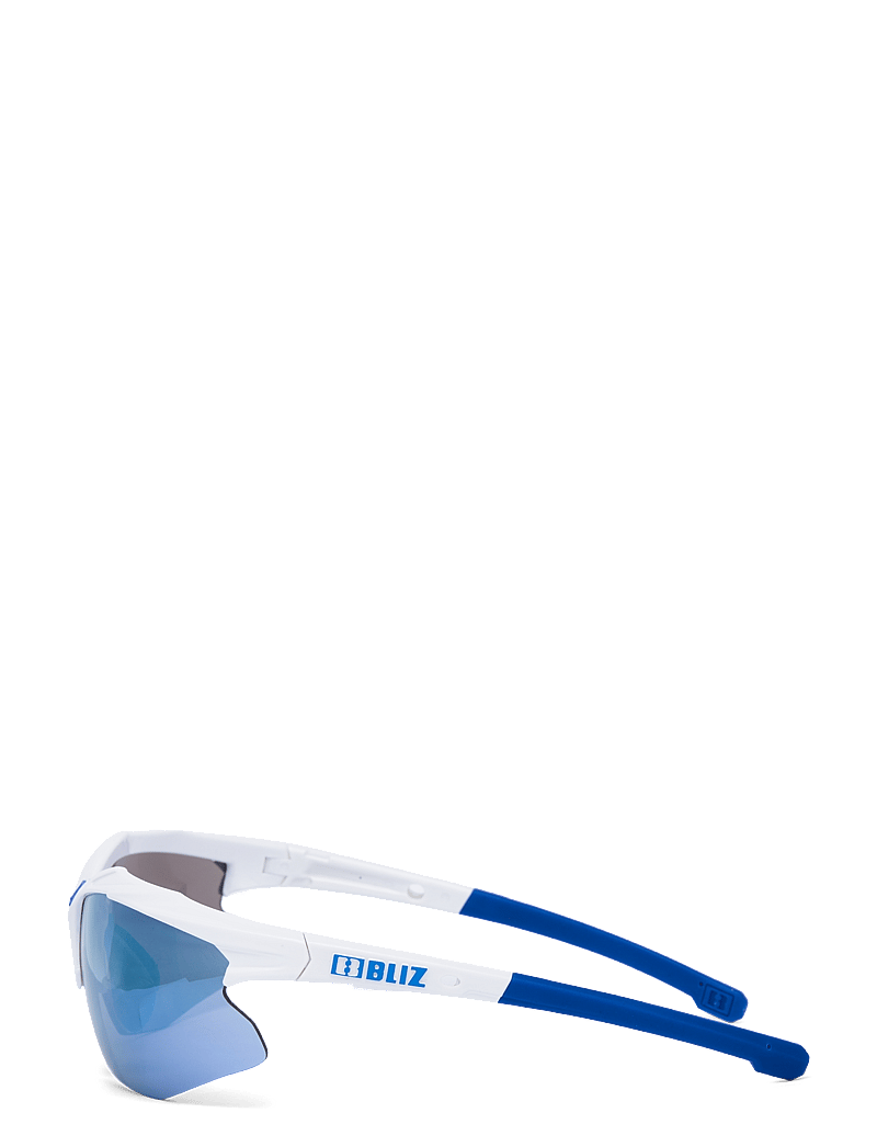Bliz - HYBRID - brillen - shiny white w blue logo smoke blue mirr - 2