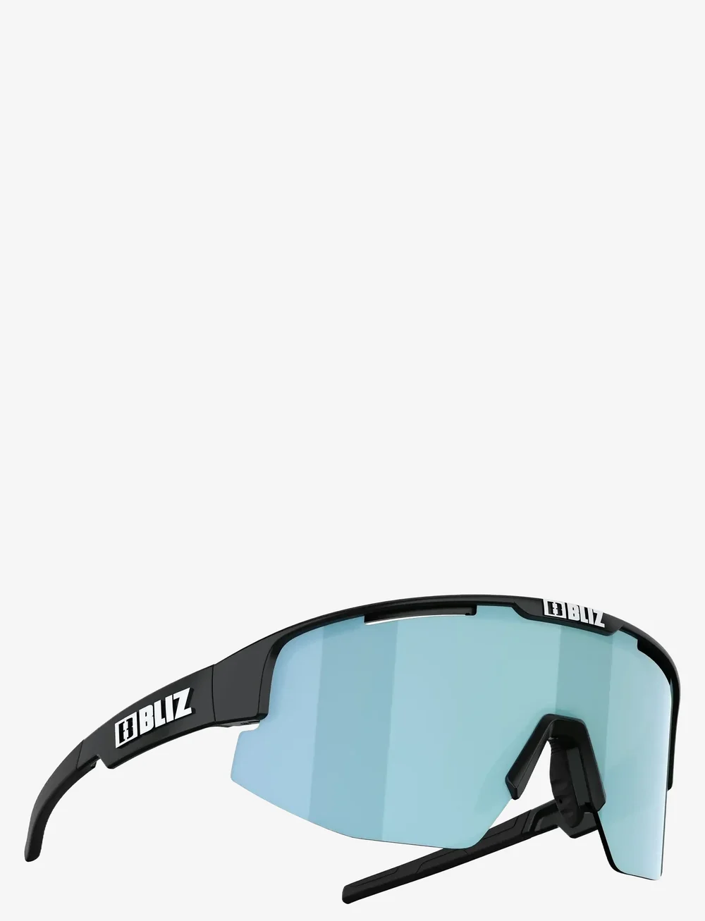 Bliz - MATRIX SMALL - briller - matt black smoke&iceblue mirr - 1
