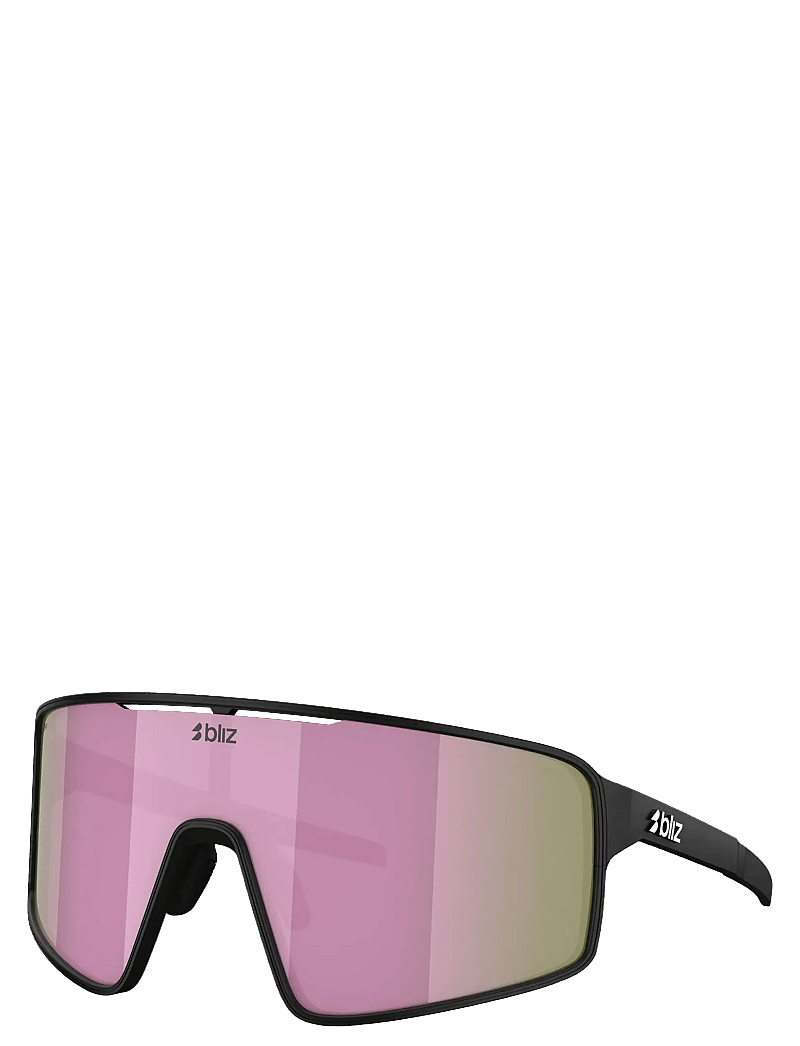 Bliz - P001 - briller - matte black / brown mirror pink - 0