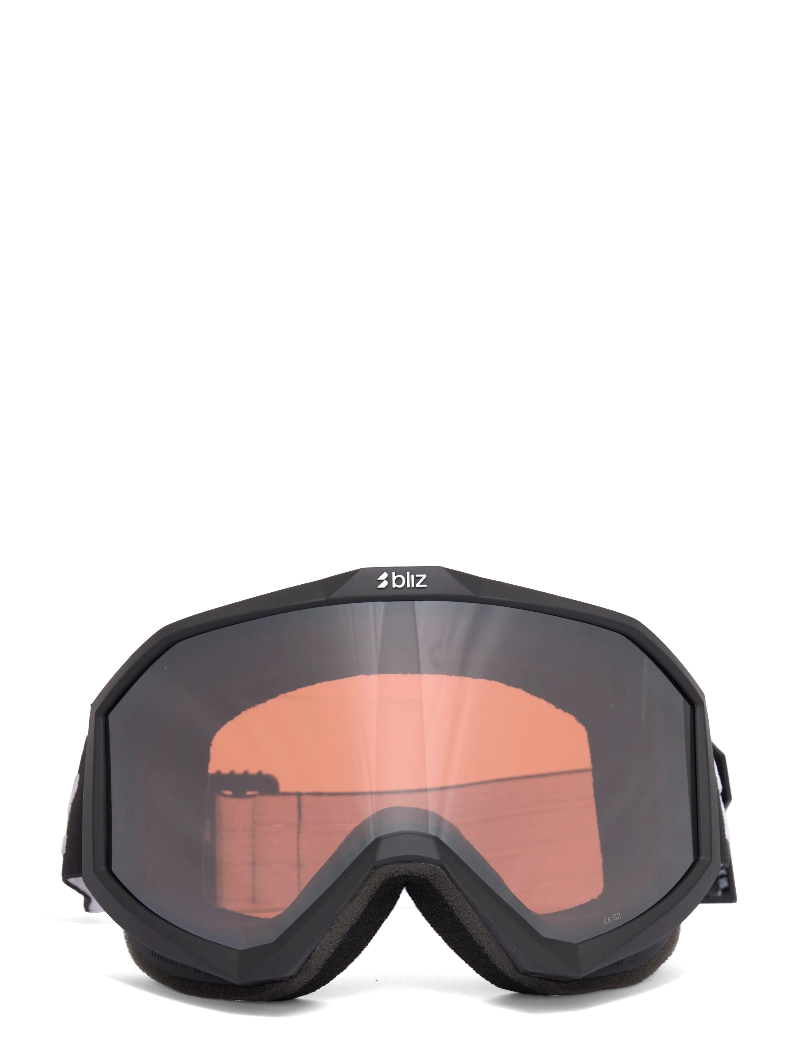 LINER - BLACK-WHITE LOGO / ORANGE W SILVER MIRROR