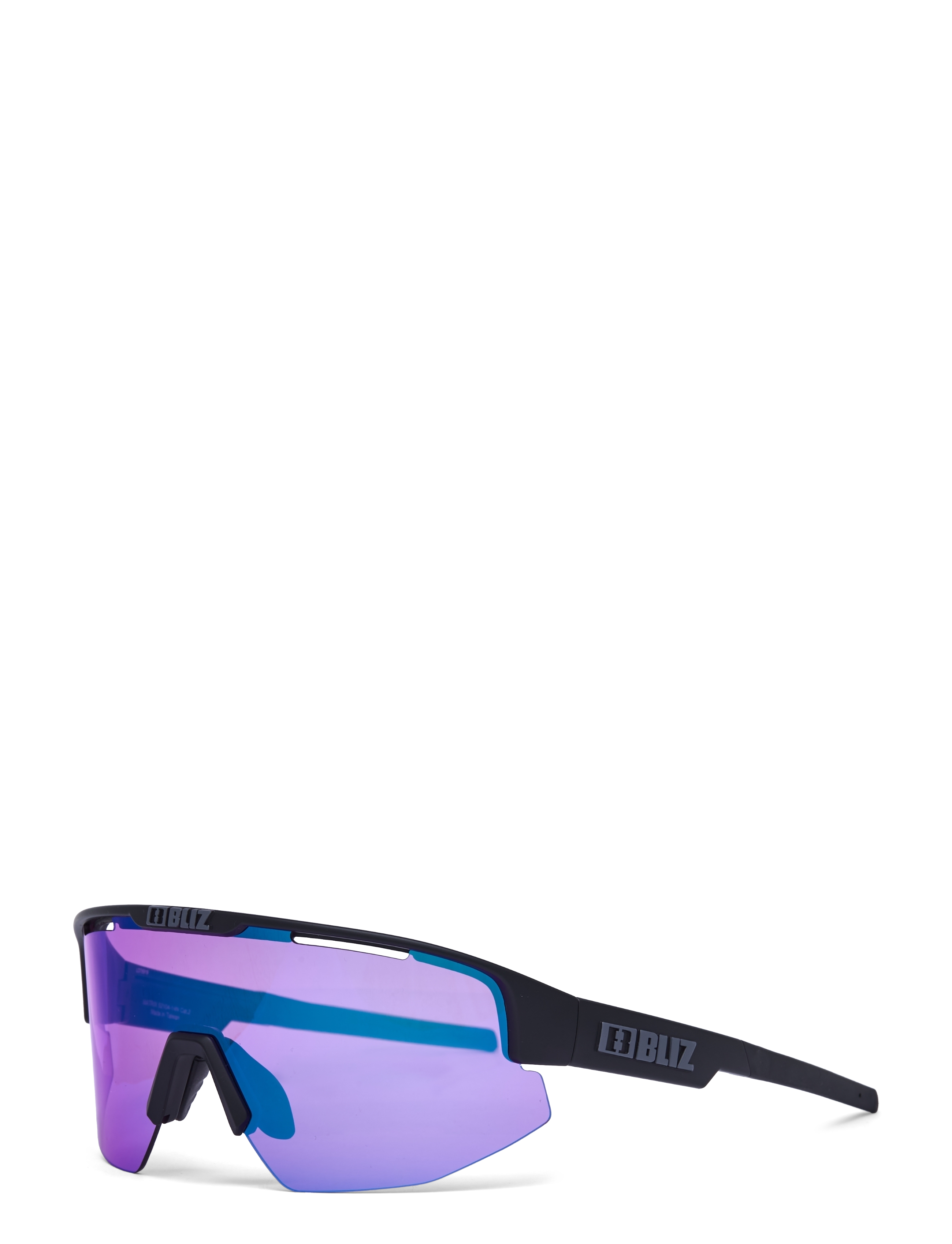 Bliz - MATRIX - prillid - matt black / nano optics nordic light begonia - violet w blue multi - 1