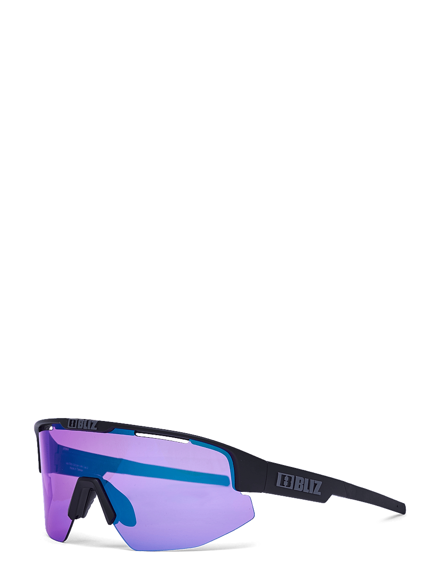 Bliz - MATRIX - brillen - matt black / nano optics nordic light begonia - violet w blue multi - 1